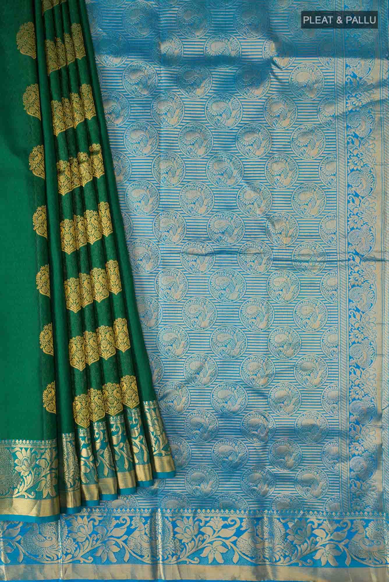 Green Kanchipuram Silk Saree