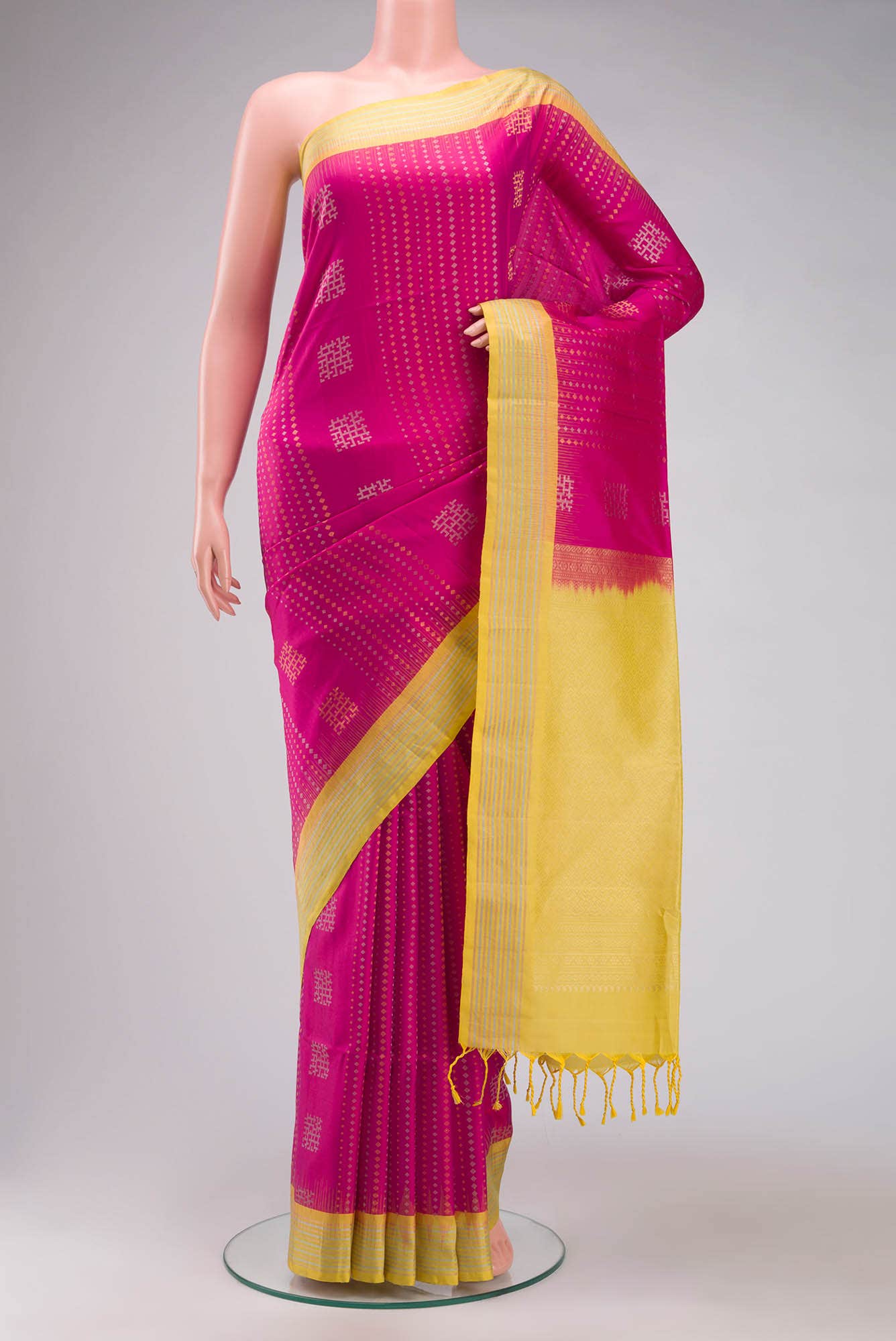 Pink Soft Silk Saree