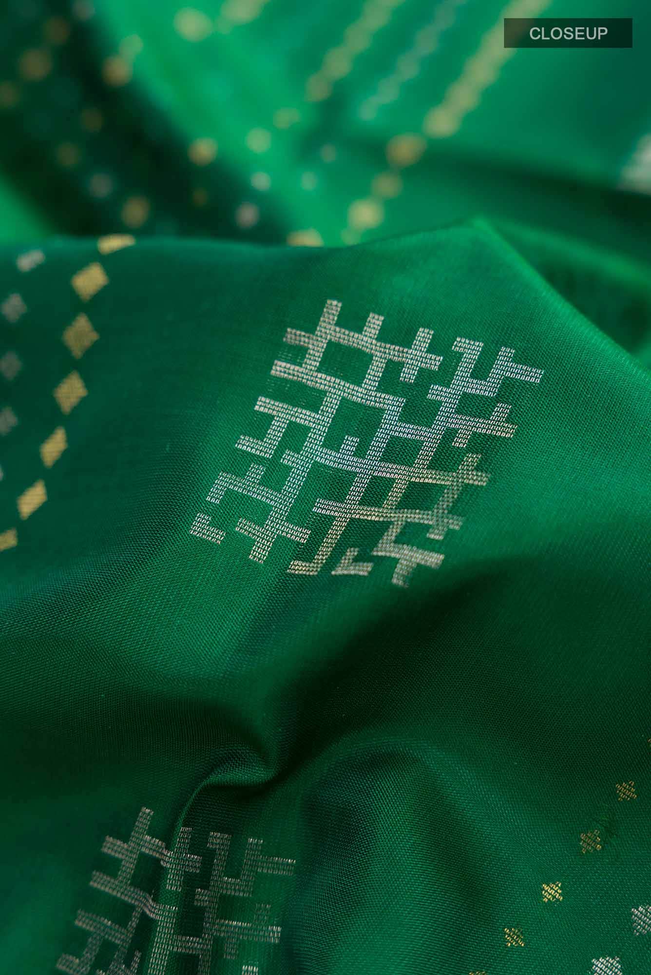 Bottle Green Soft Silk Saree
