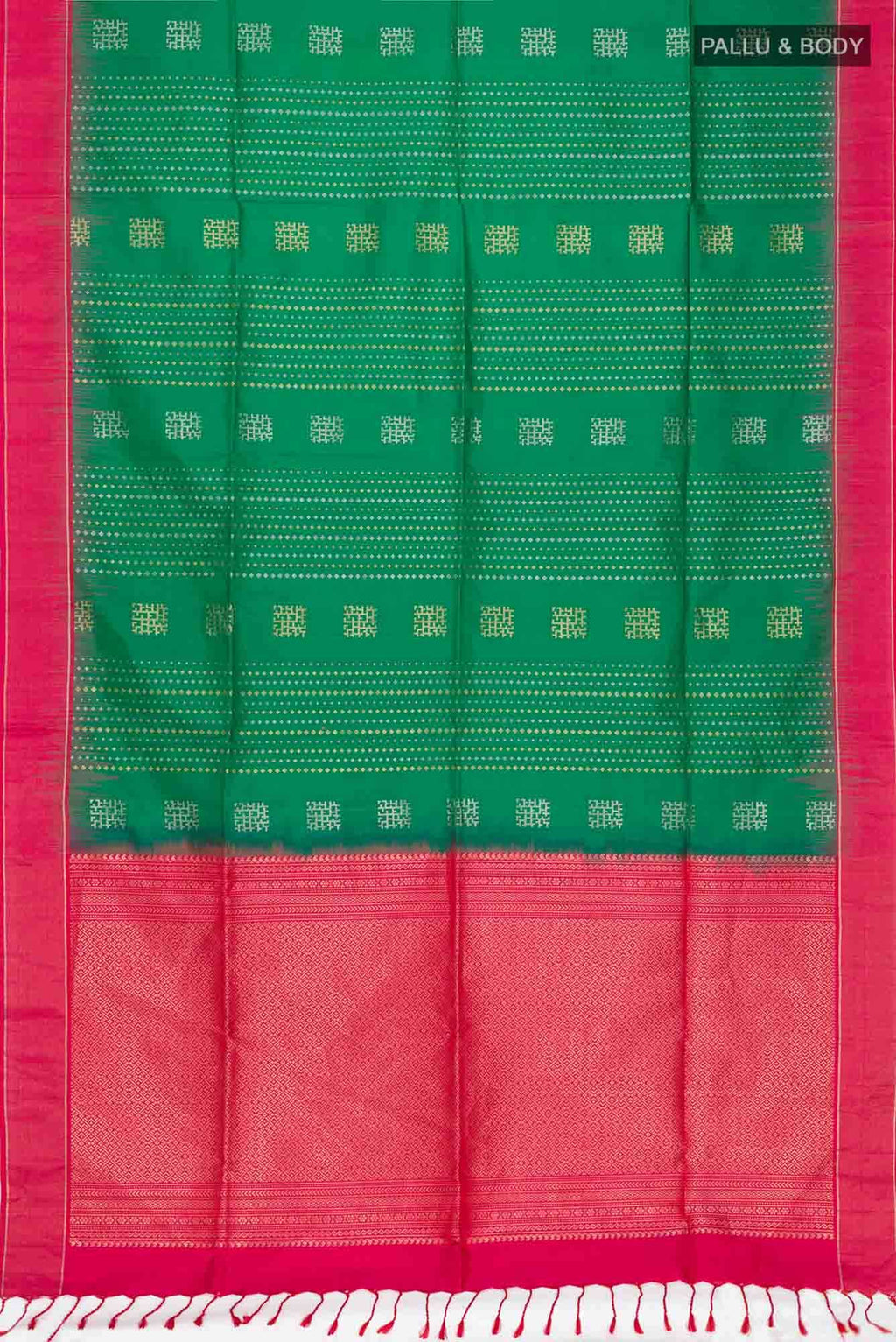 Bottle Green Soft Silk Saree
