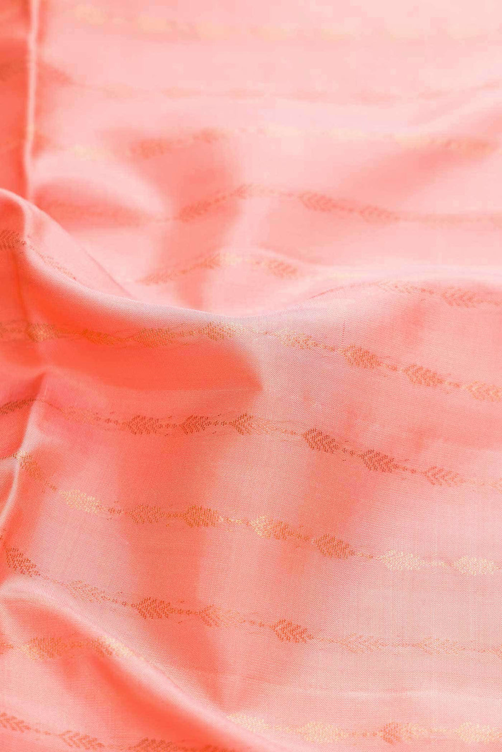 Peach Dual Tone Soft Silk Saree