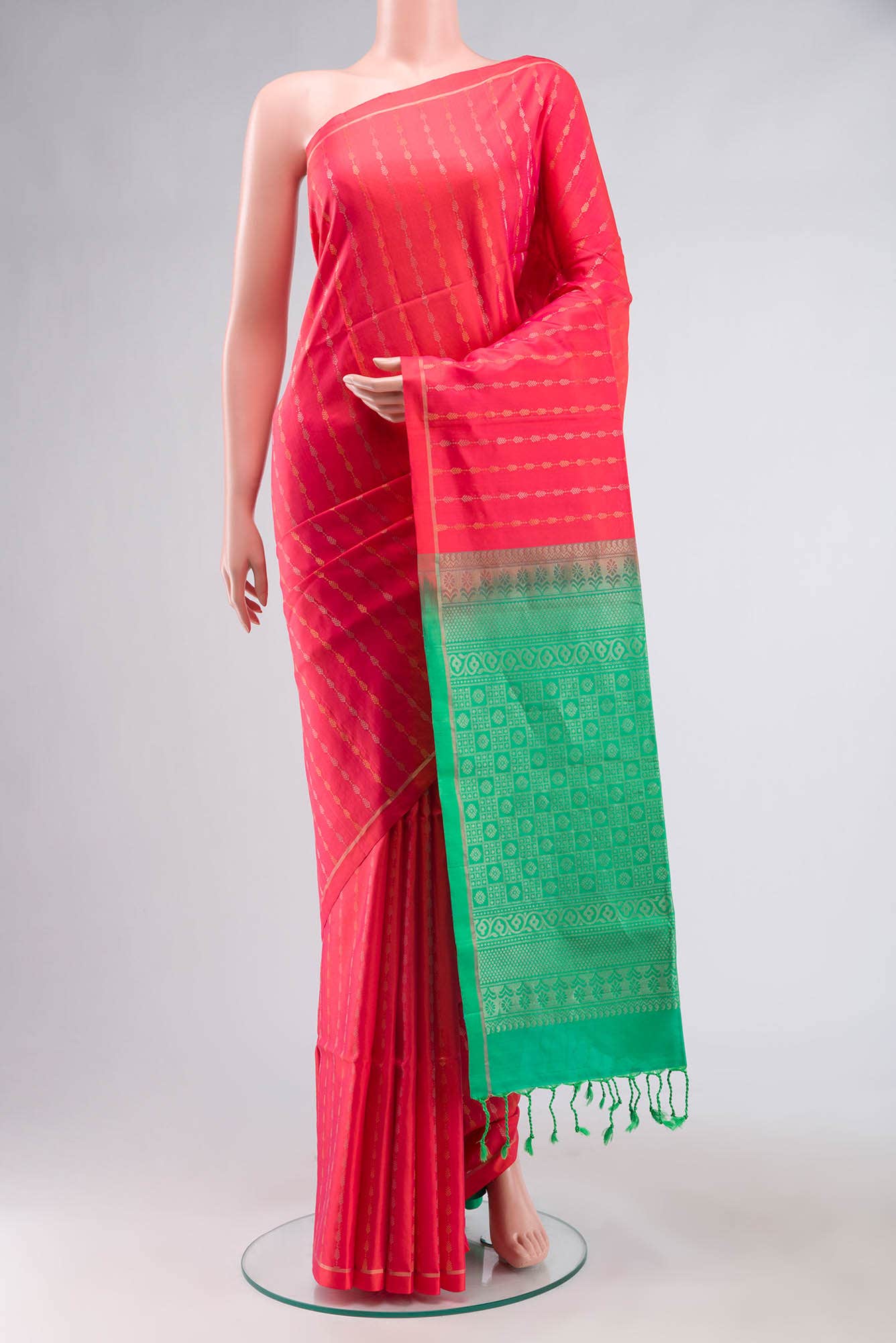 Pink Soft Silk Saree