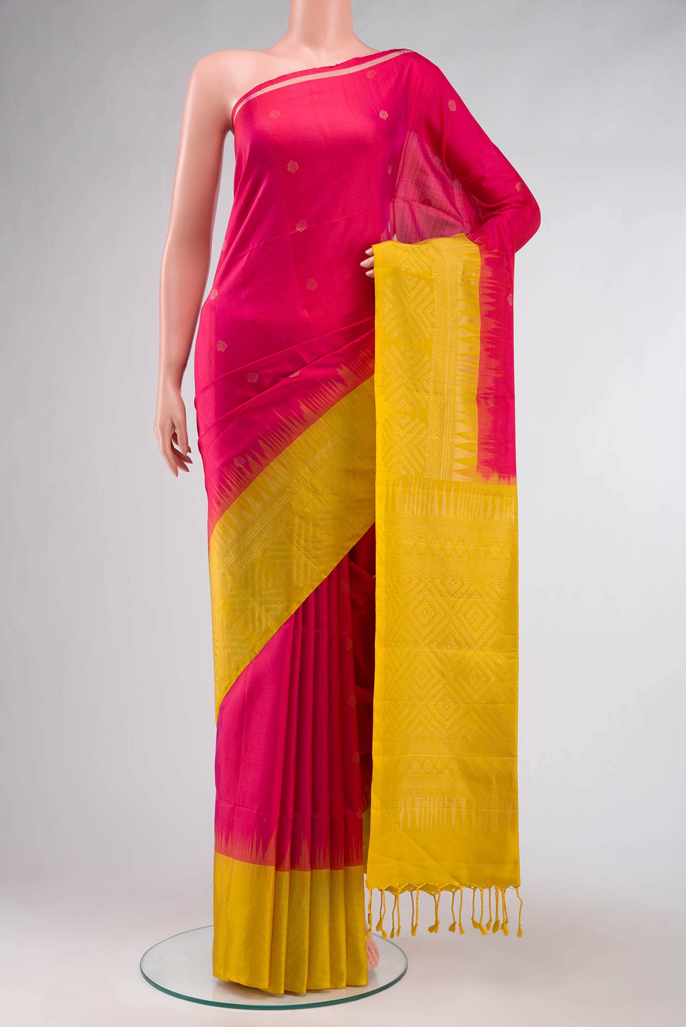 Pink Soft Silk Saree