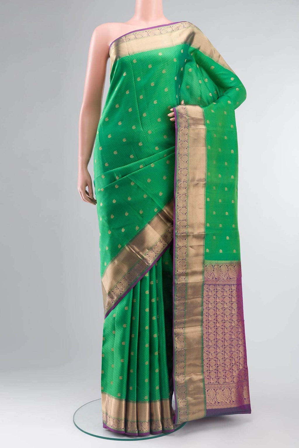 Green Kanchipuram Silk Saree