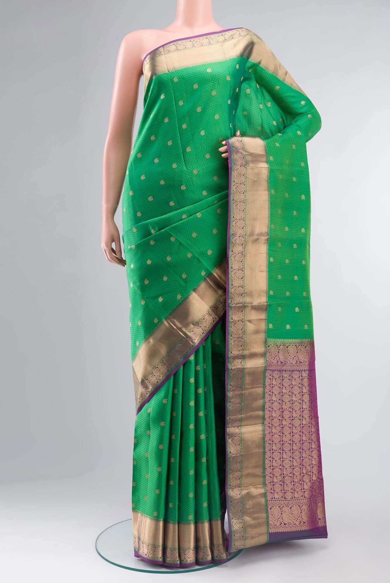 Green Kanchipuram Silk Saree