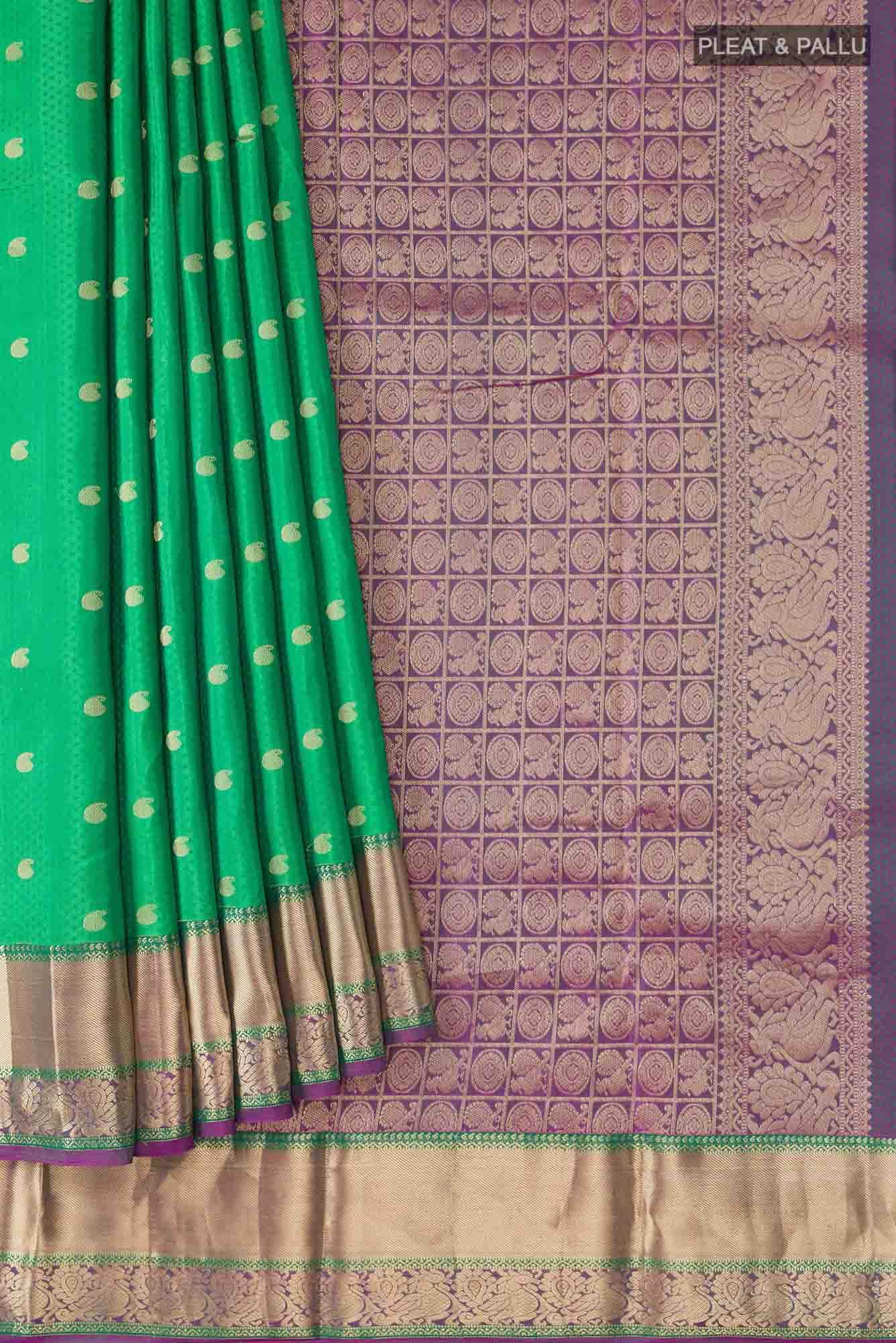Green Kanchipuram Silk Saree