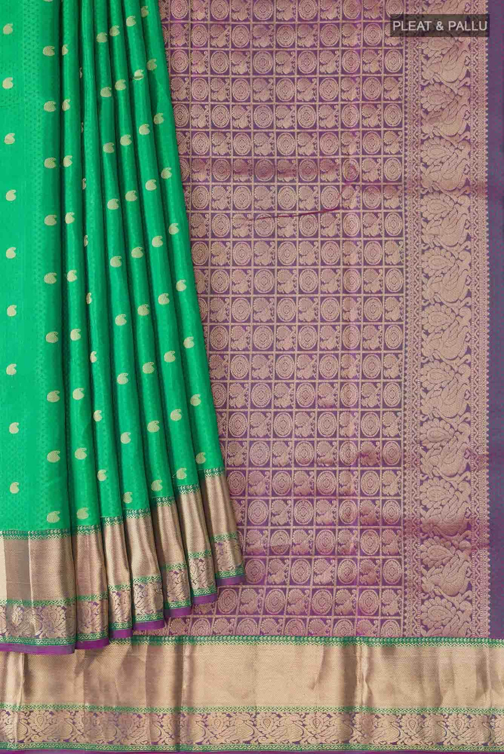 Green Kanchipuram Silk Saree