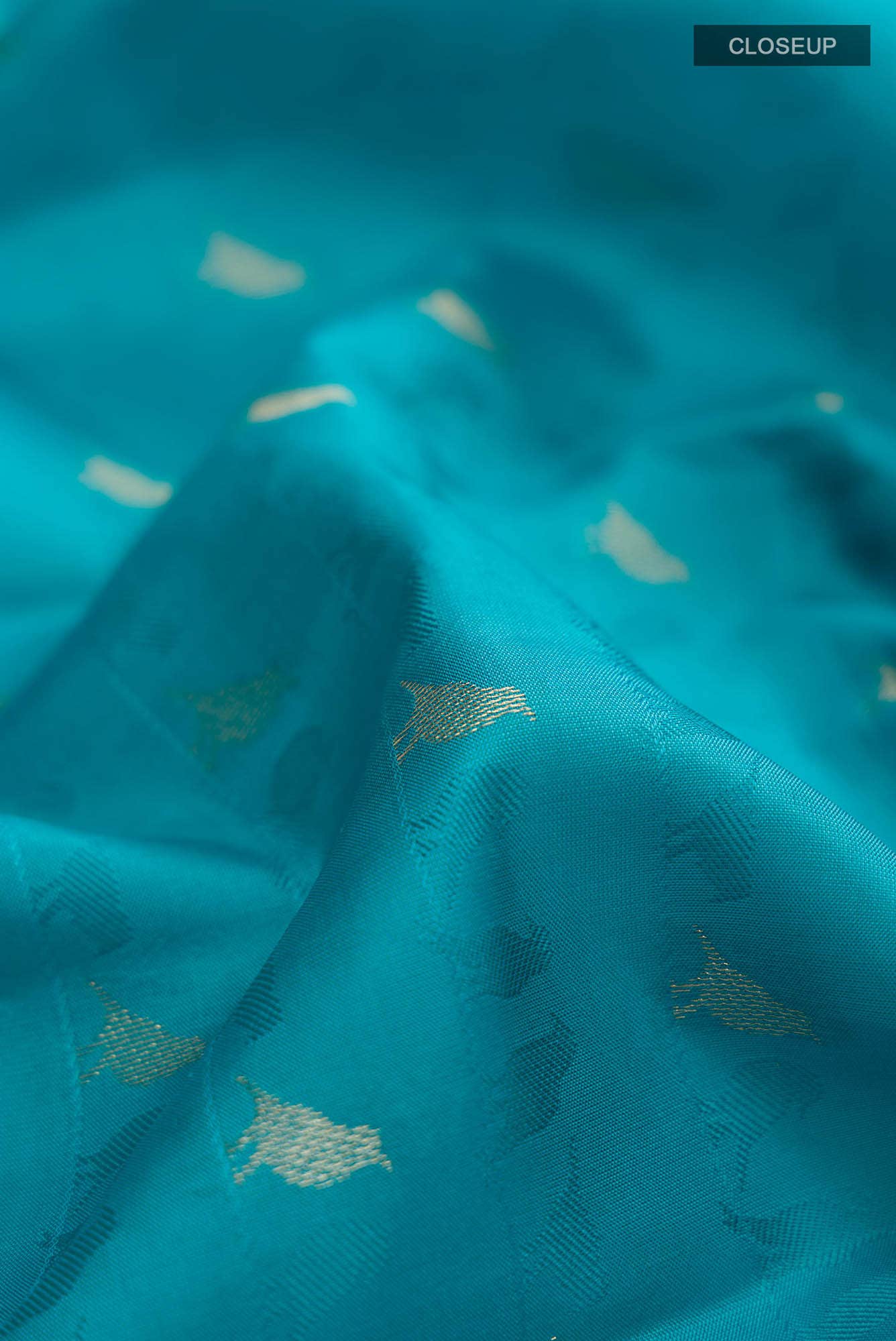 Blue Kanchipuram Silk Saree