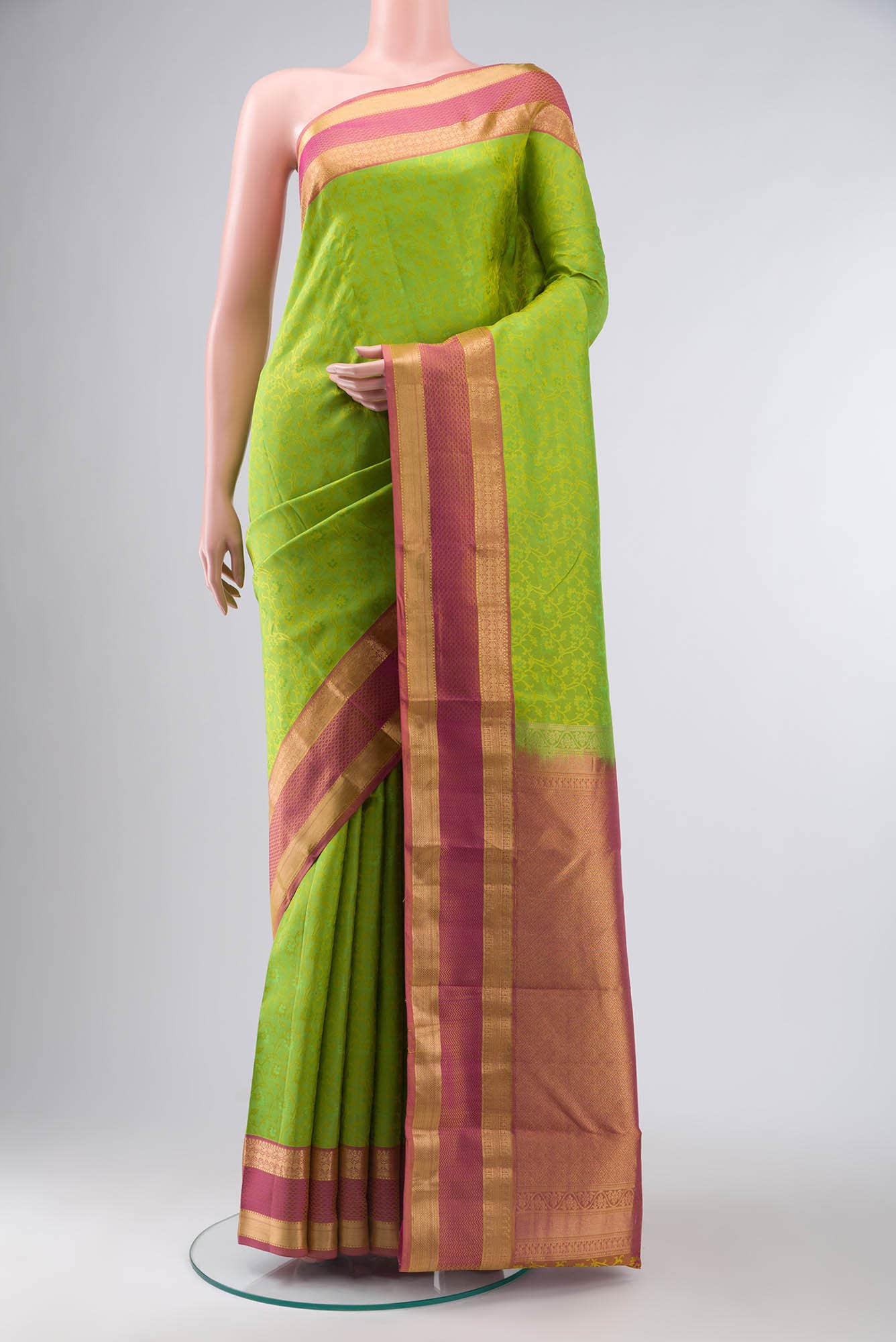 Green Kanchipuram Silk Saree