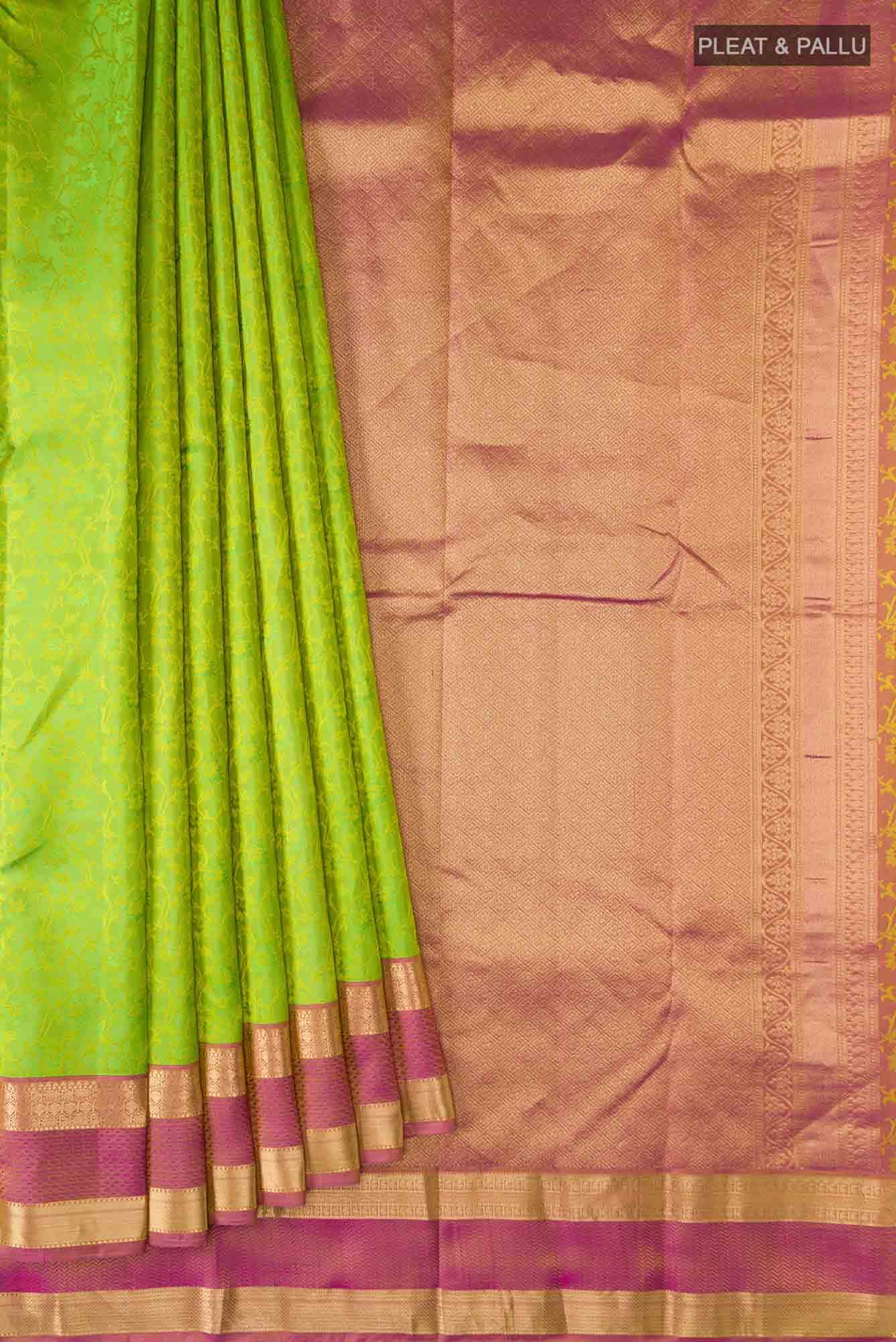 Green Kanchipuram Silk Saree