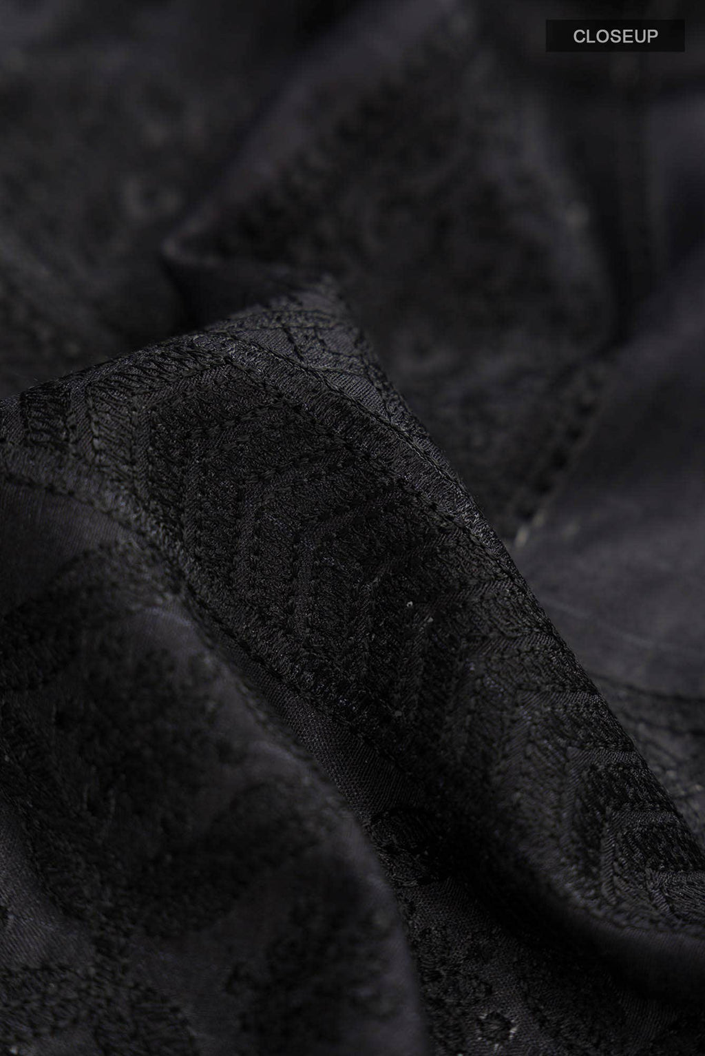 Black Tussar Silk Saree