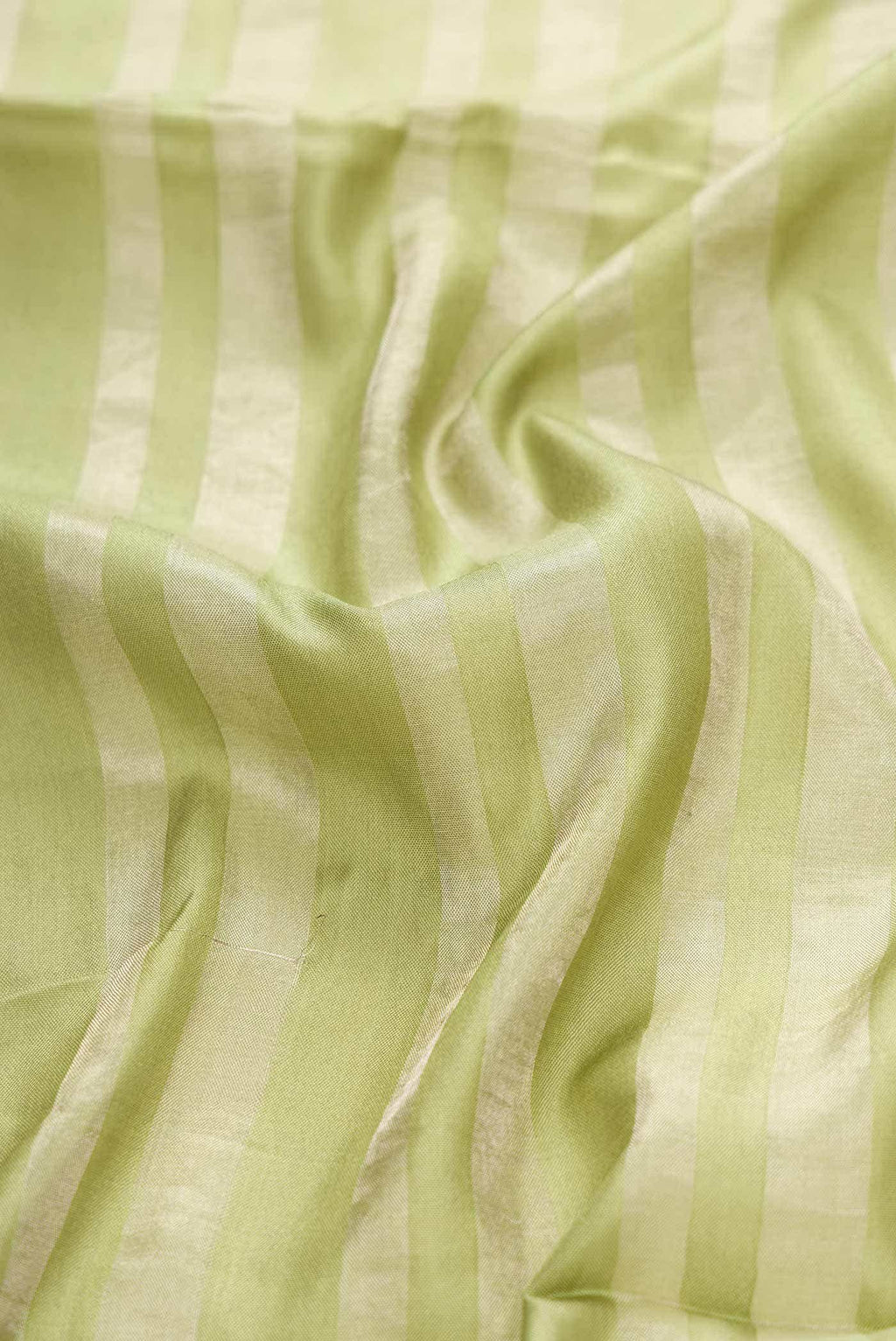 Light Green Tussar Silk Saree