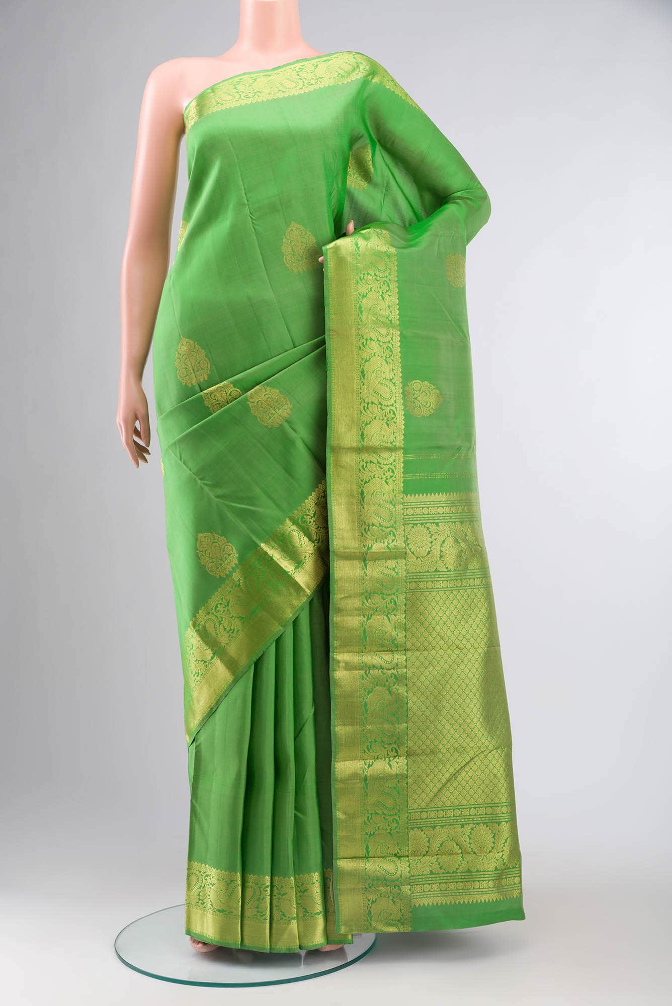 Green Kanchipuram Silk Saree