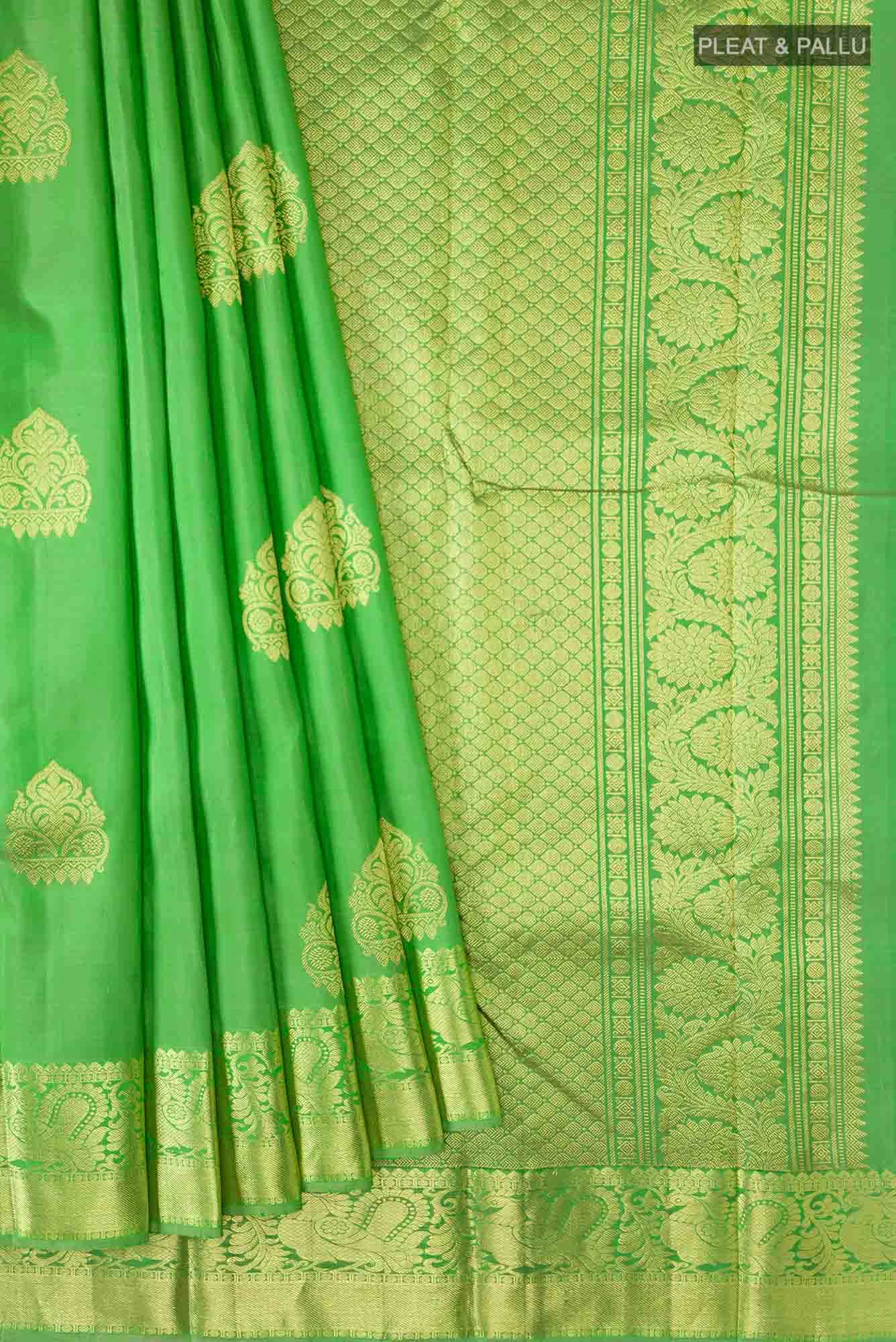 Green Kanchipuram Silk Saree