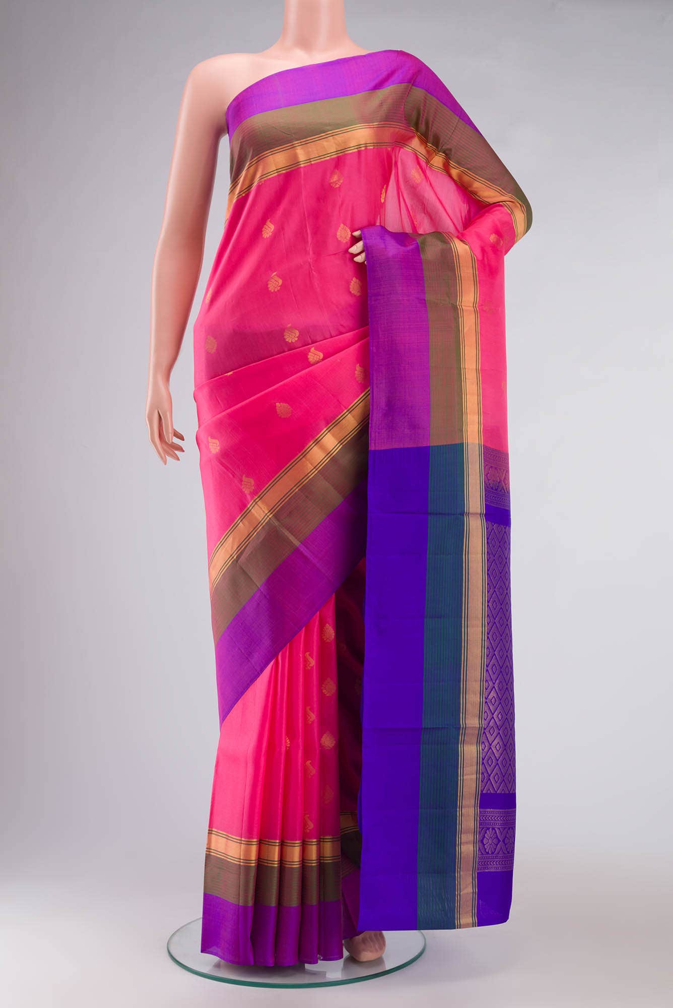Pink Soft Silk Saree