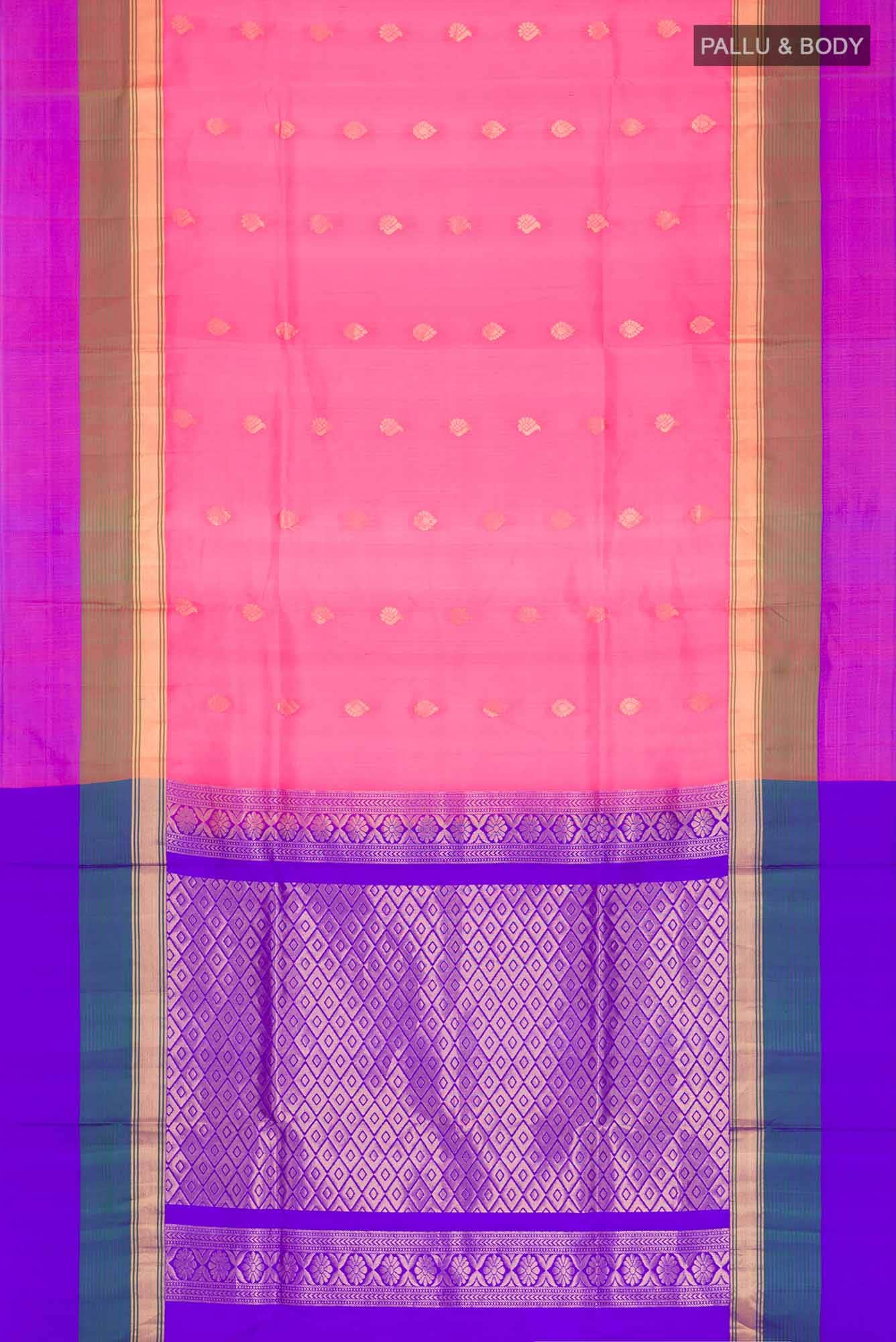 Pink Soft Silk Saree