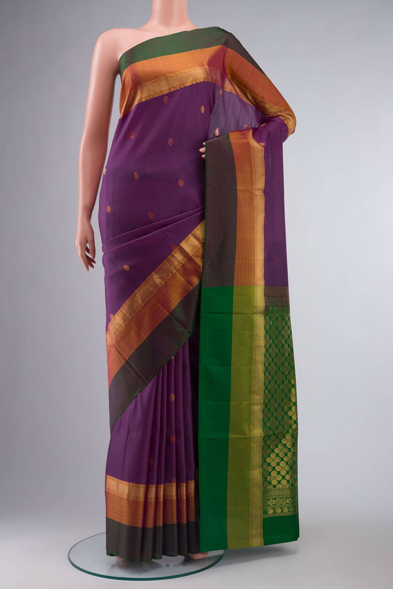 Purple Soft Silk Saree