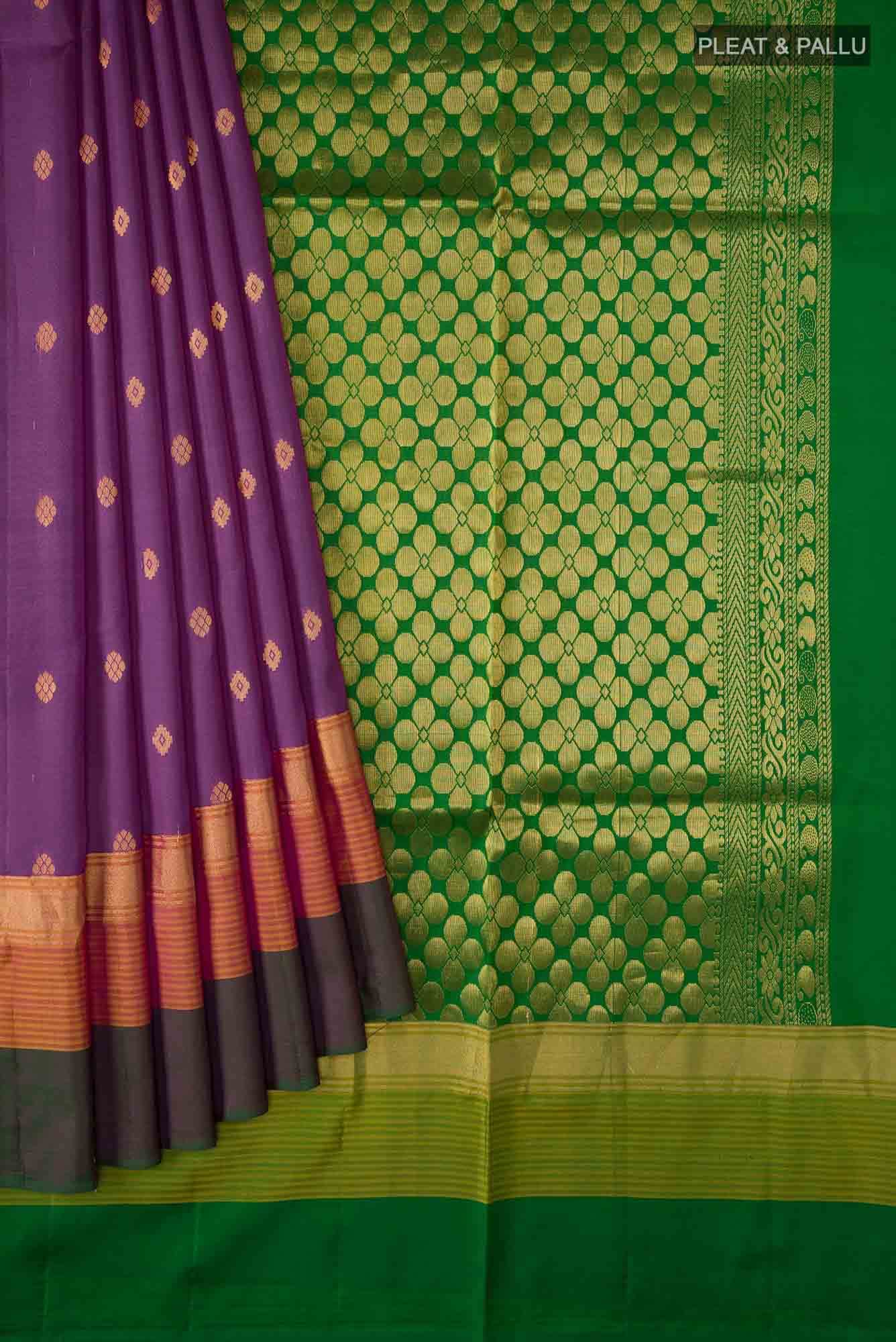 Purple Soft Silk Saree