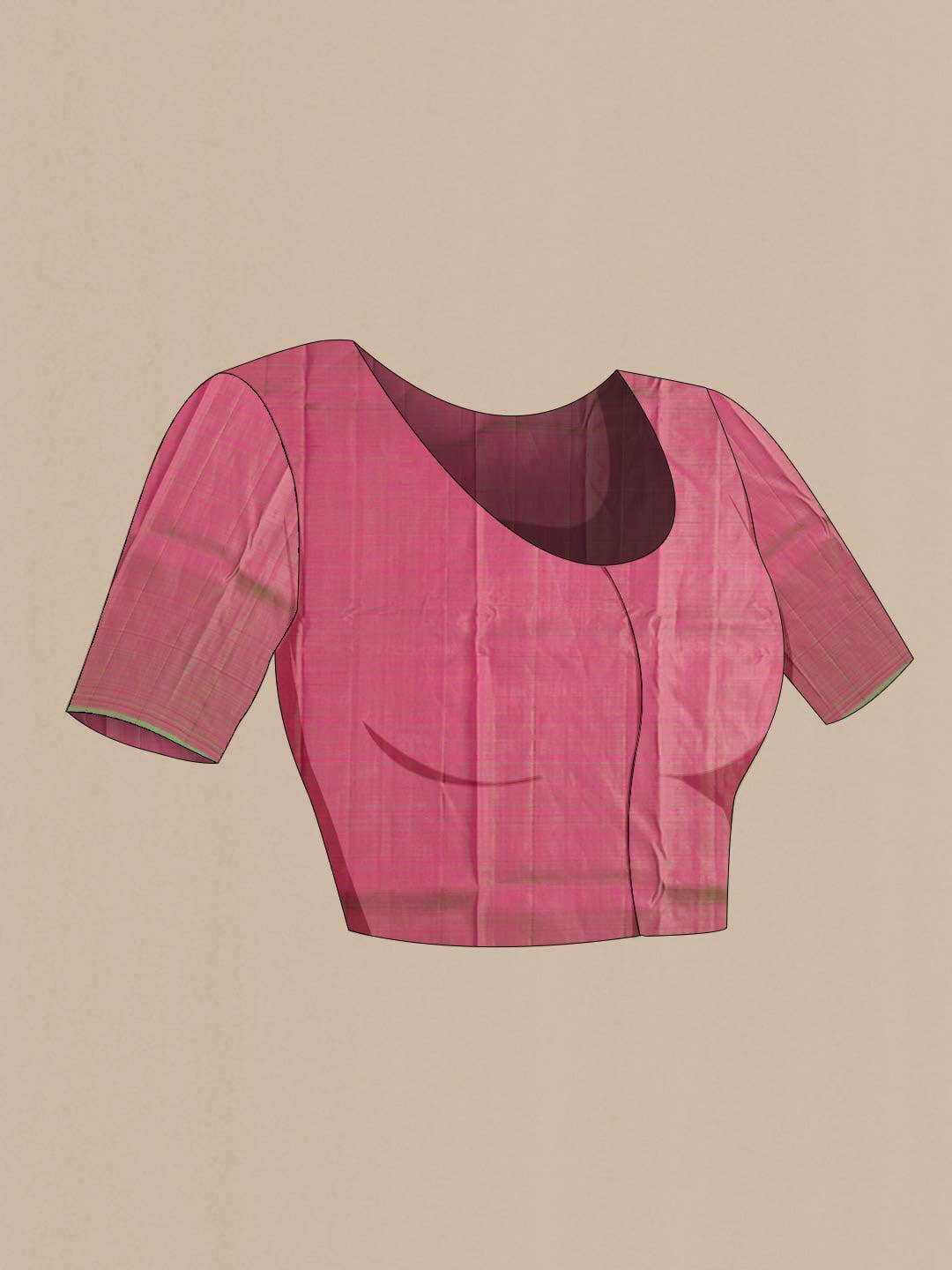 Pink Kanchipuram Silk Saree