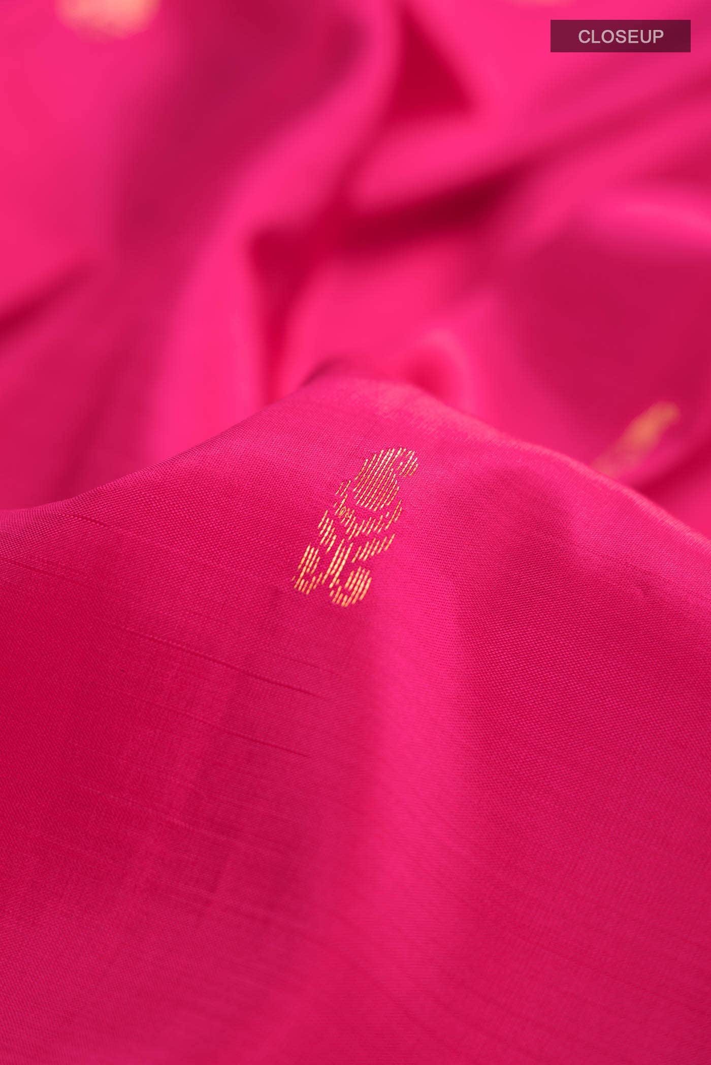 Pink Kanchipuram Silk Saree