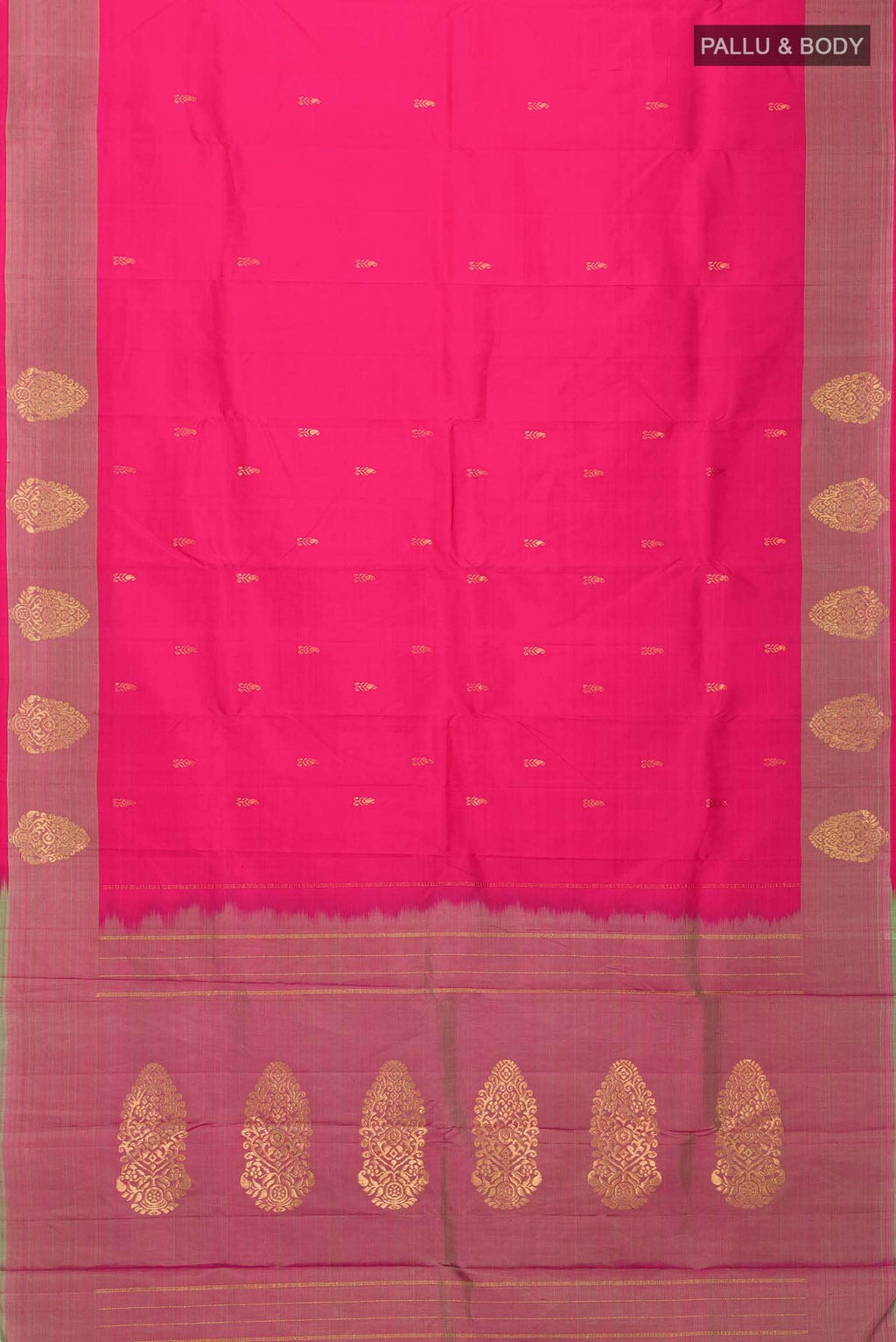 Pink Kanchipuram Silk Saree