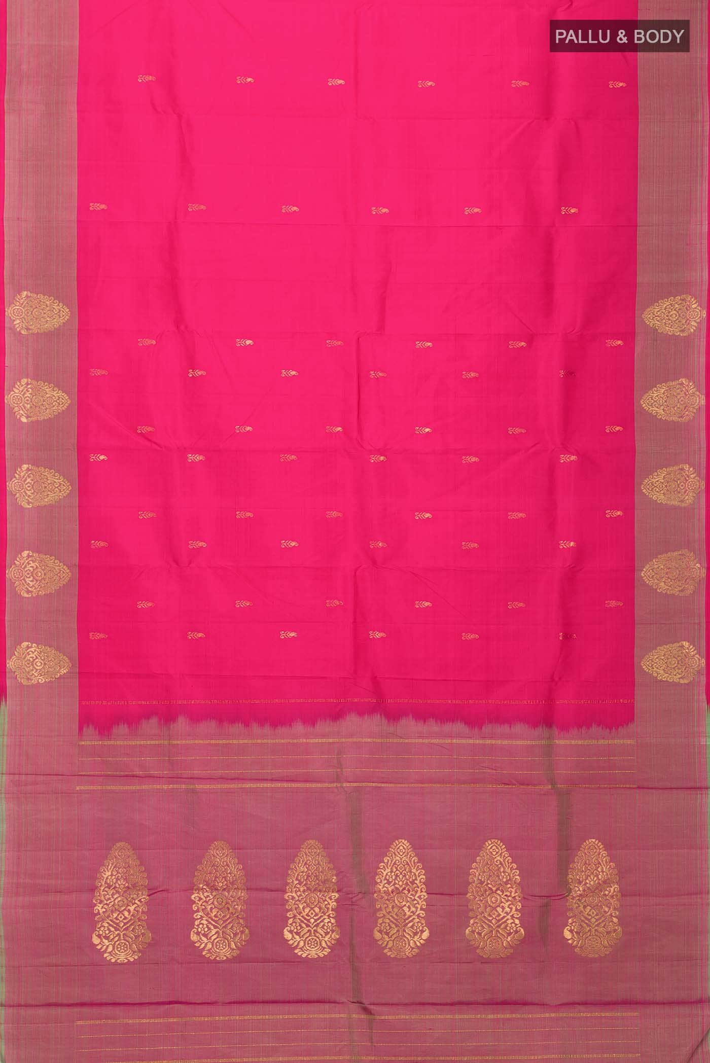 Pink Kanchipuram Silk Saree
