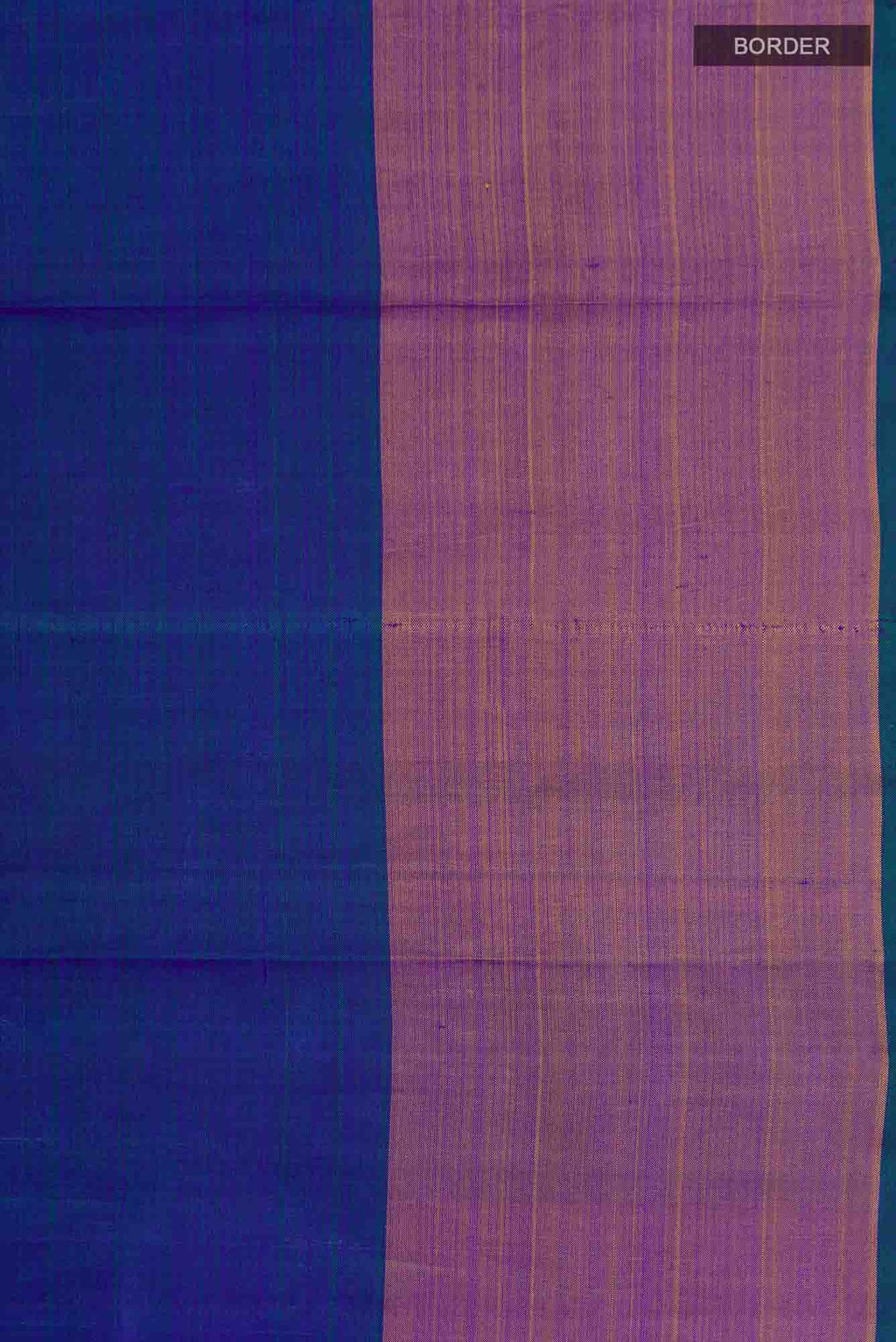 Blue Kanchipuram Silk Saree