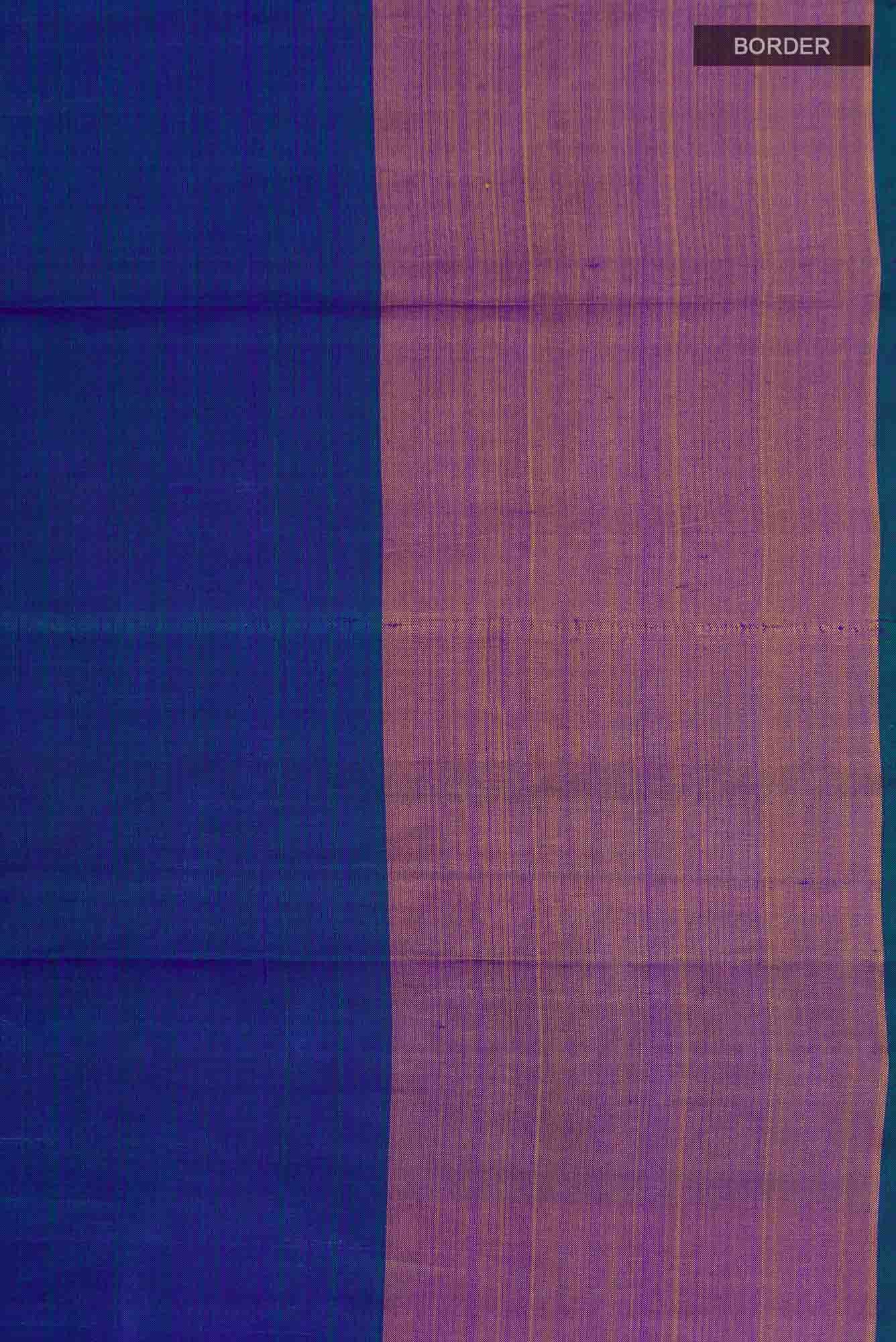 Blue Kanchipuram Silk Saree