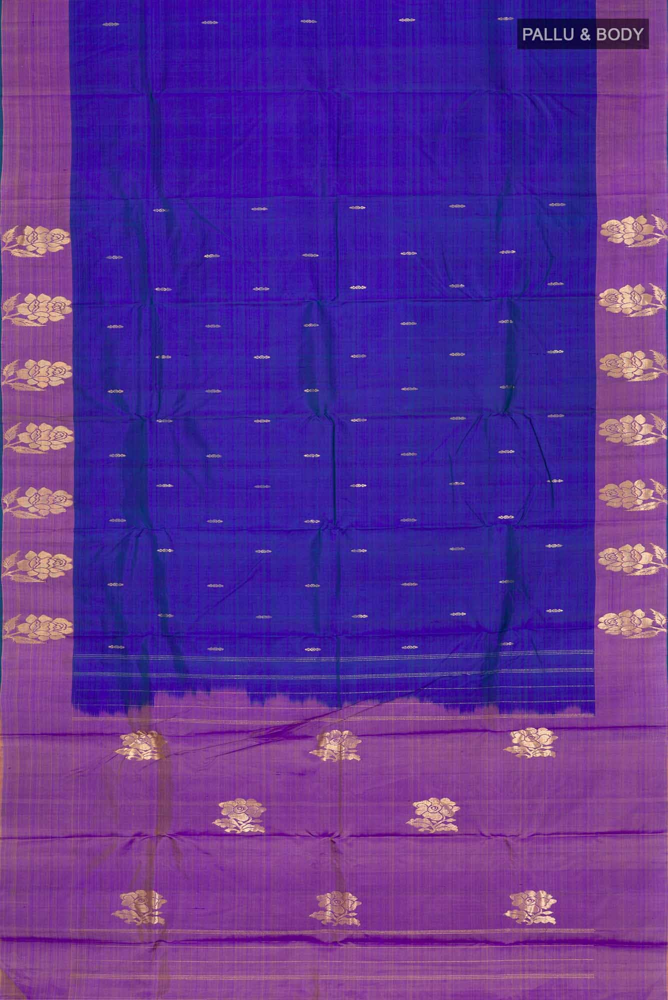 Blue Kanchipuram Silk Saree