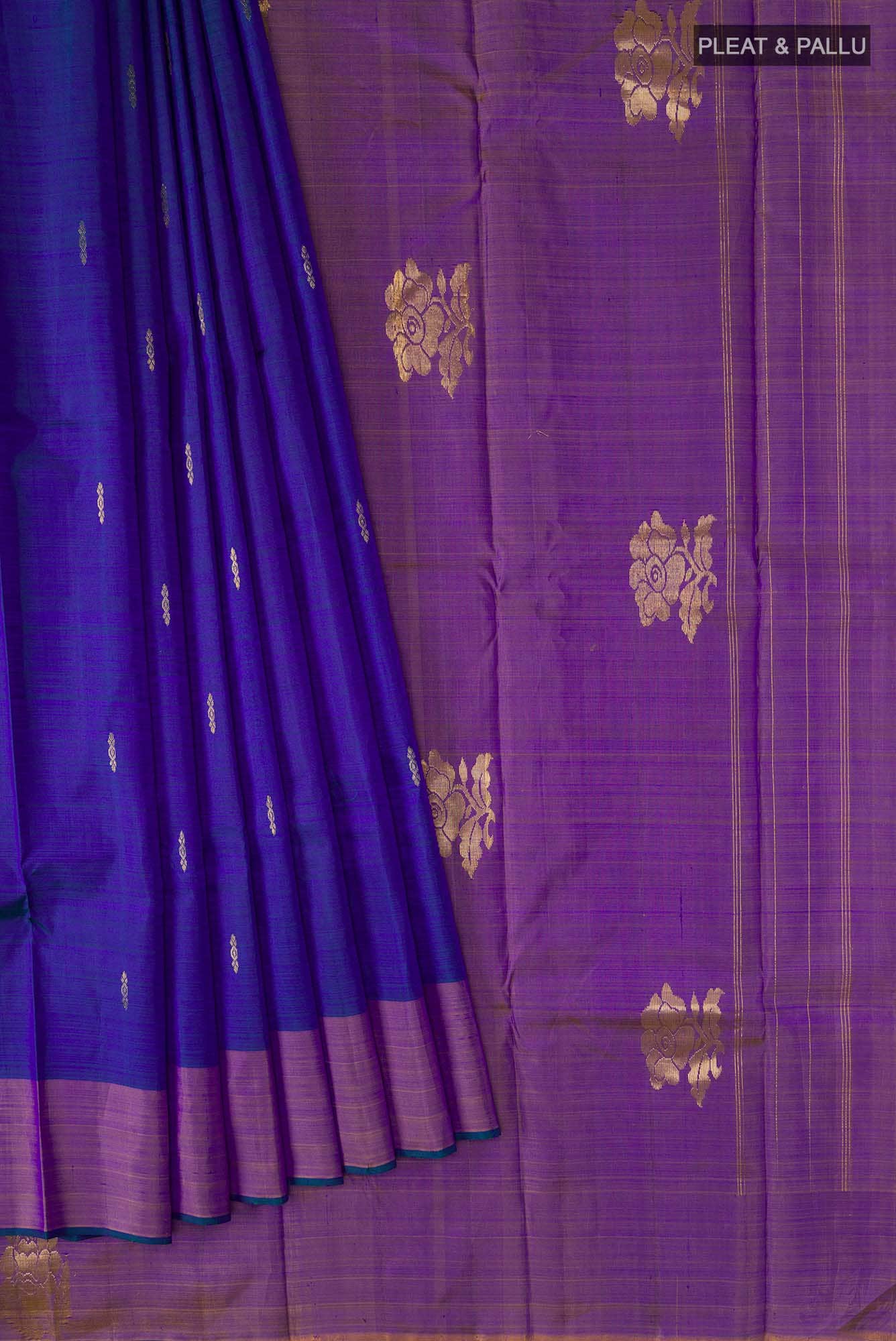 Blue Kanchipuram Silk Saree