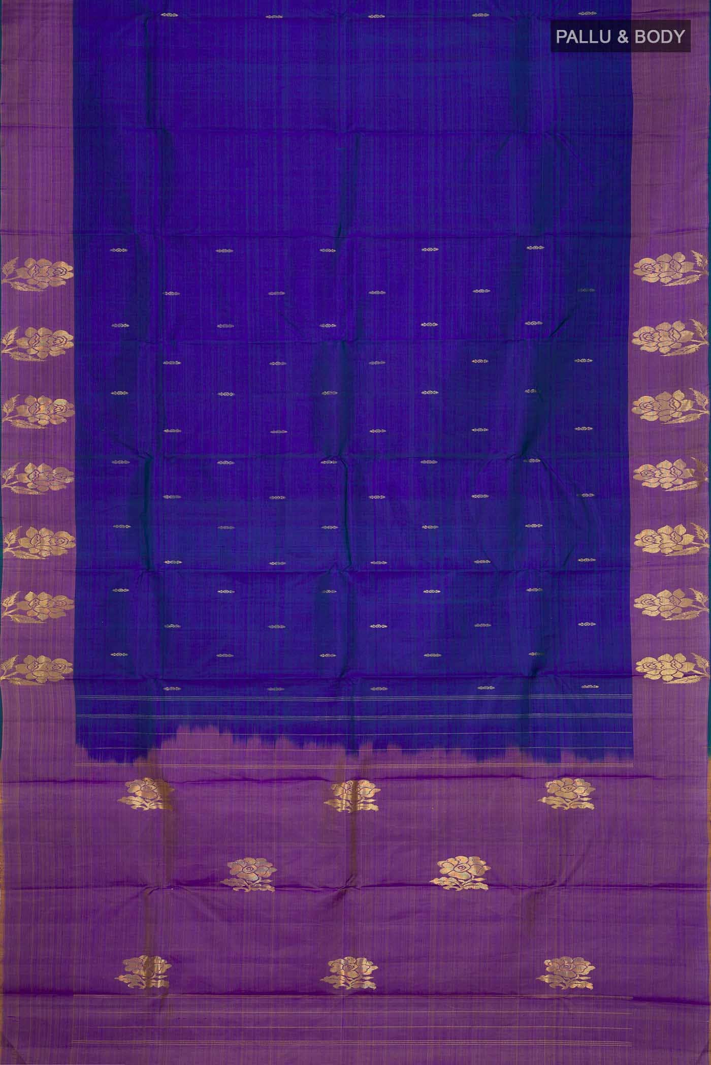 Blue Kanchipuram Silk Saree