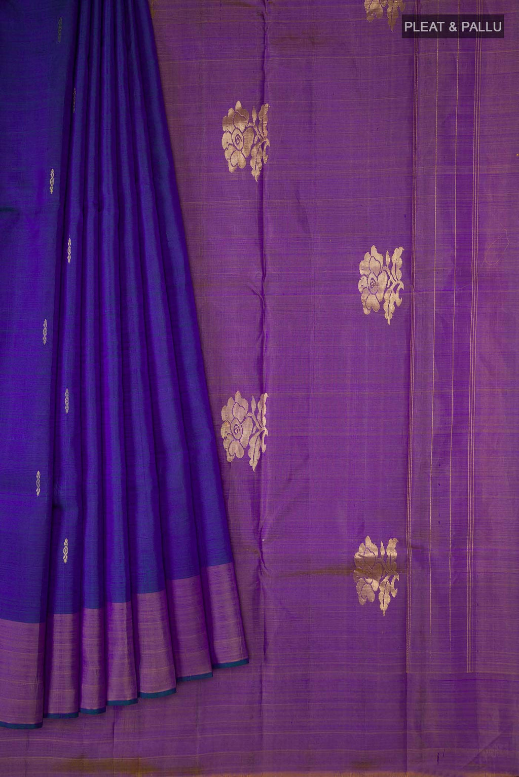 Blue Kanchipuram Silk Saree