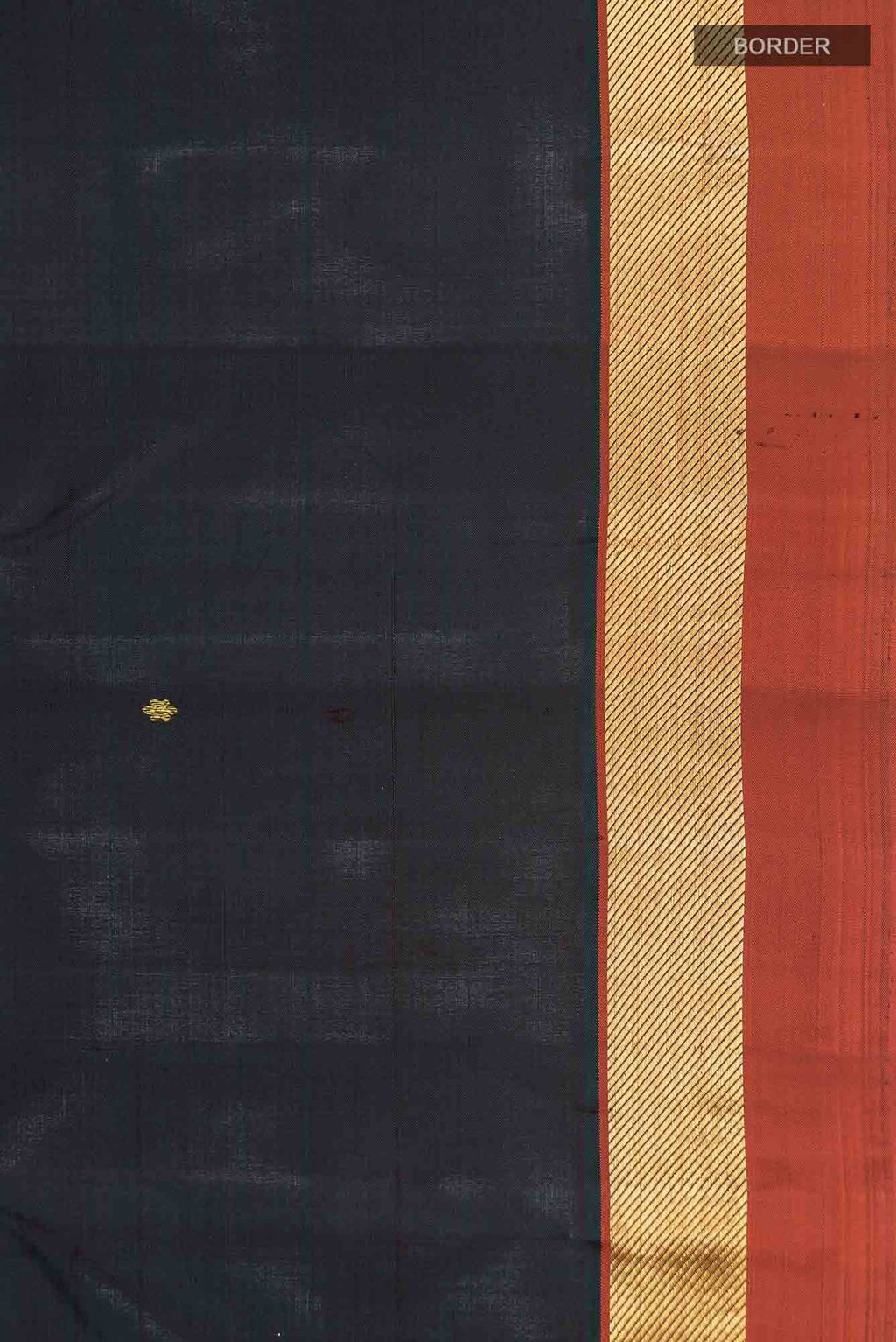 Black Kanchipuram Silk Saree