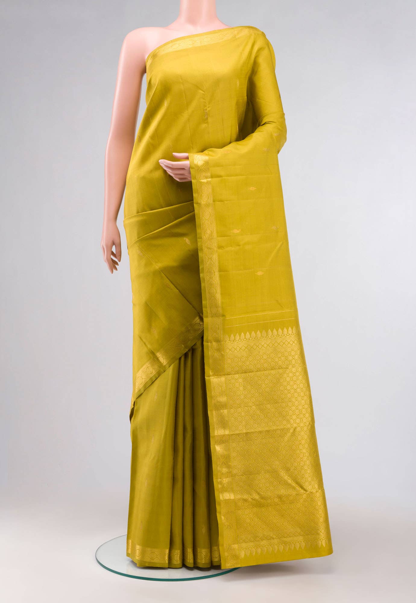 Green Kanchipuram Silk Saree