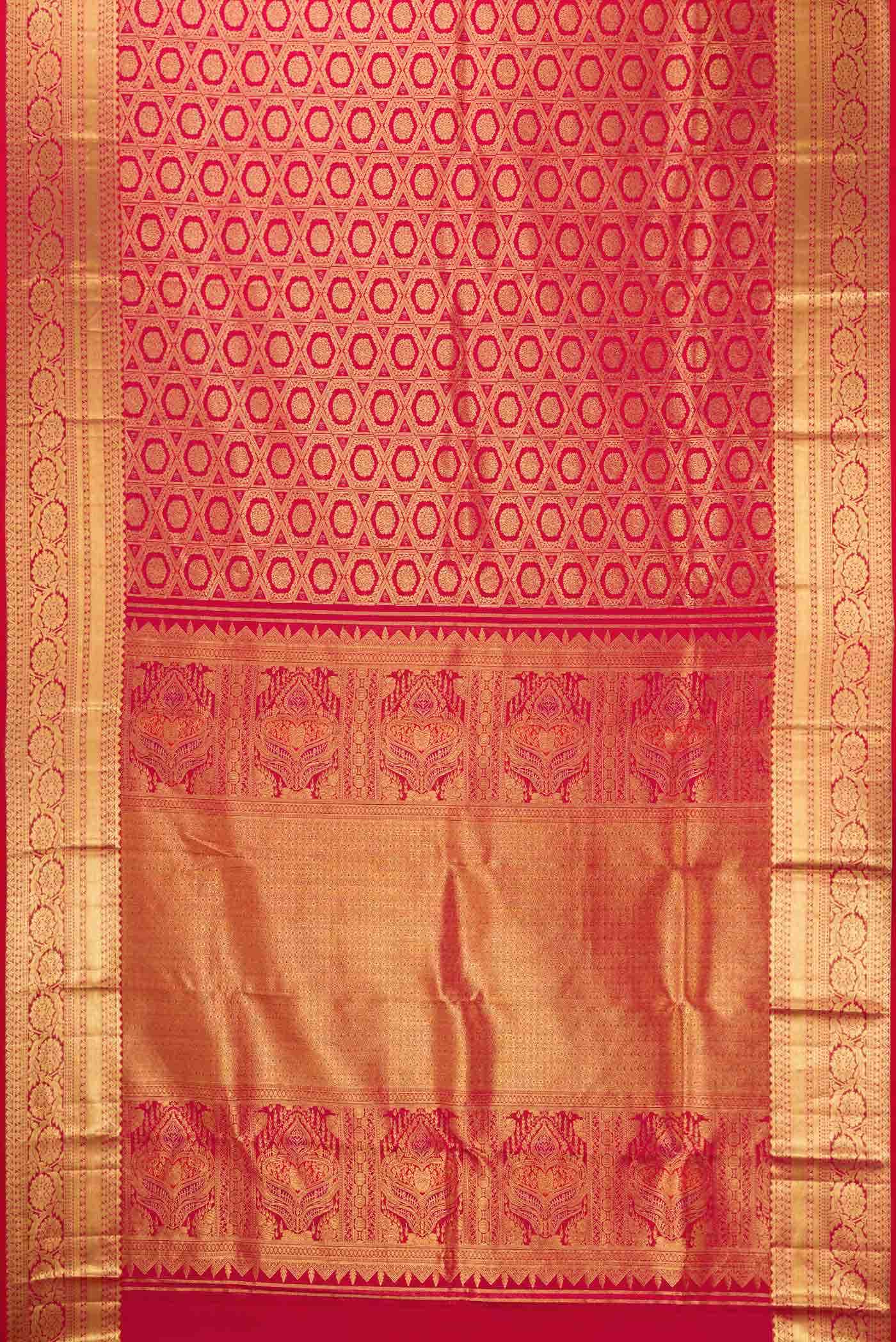 Red Kanchipuram Silk Saree
