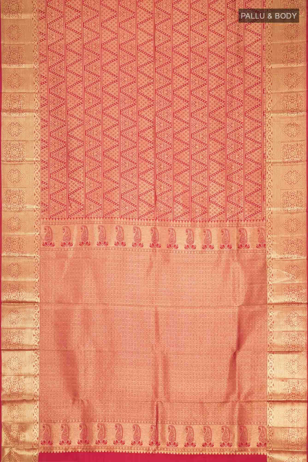 Red Kanchipuram Silk Saree