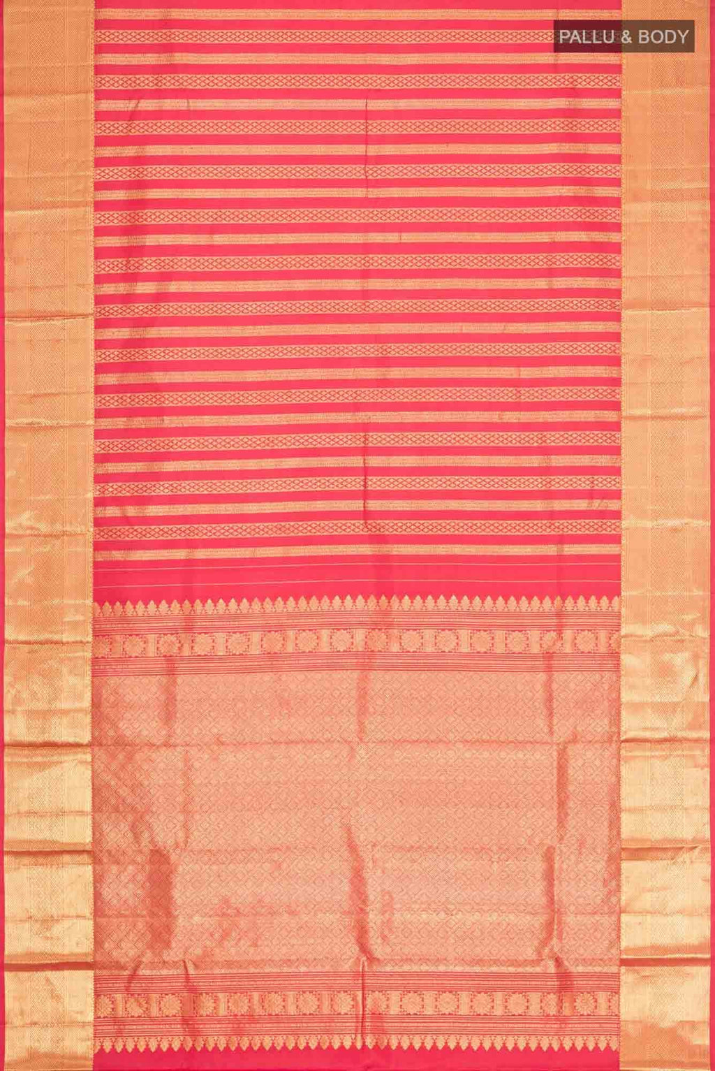 Red Kanchipuram Silk Saree