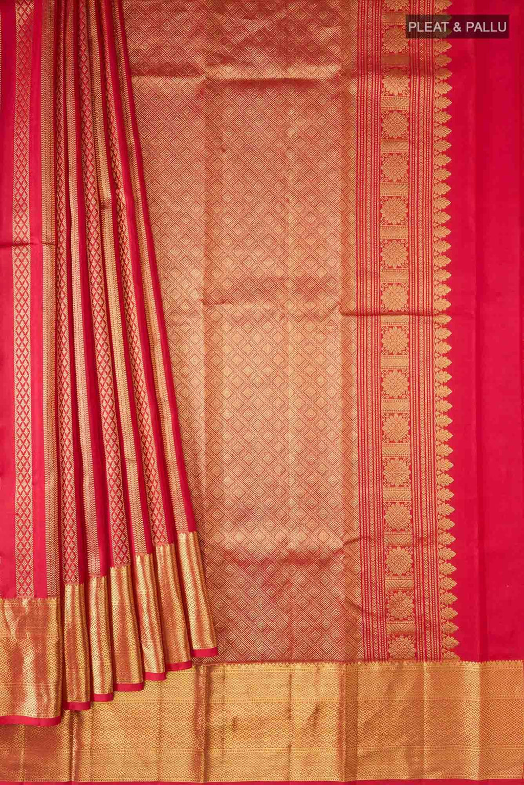 Red Kanchipuram Silk Saree