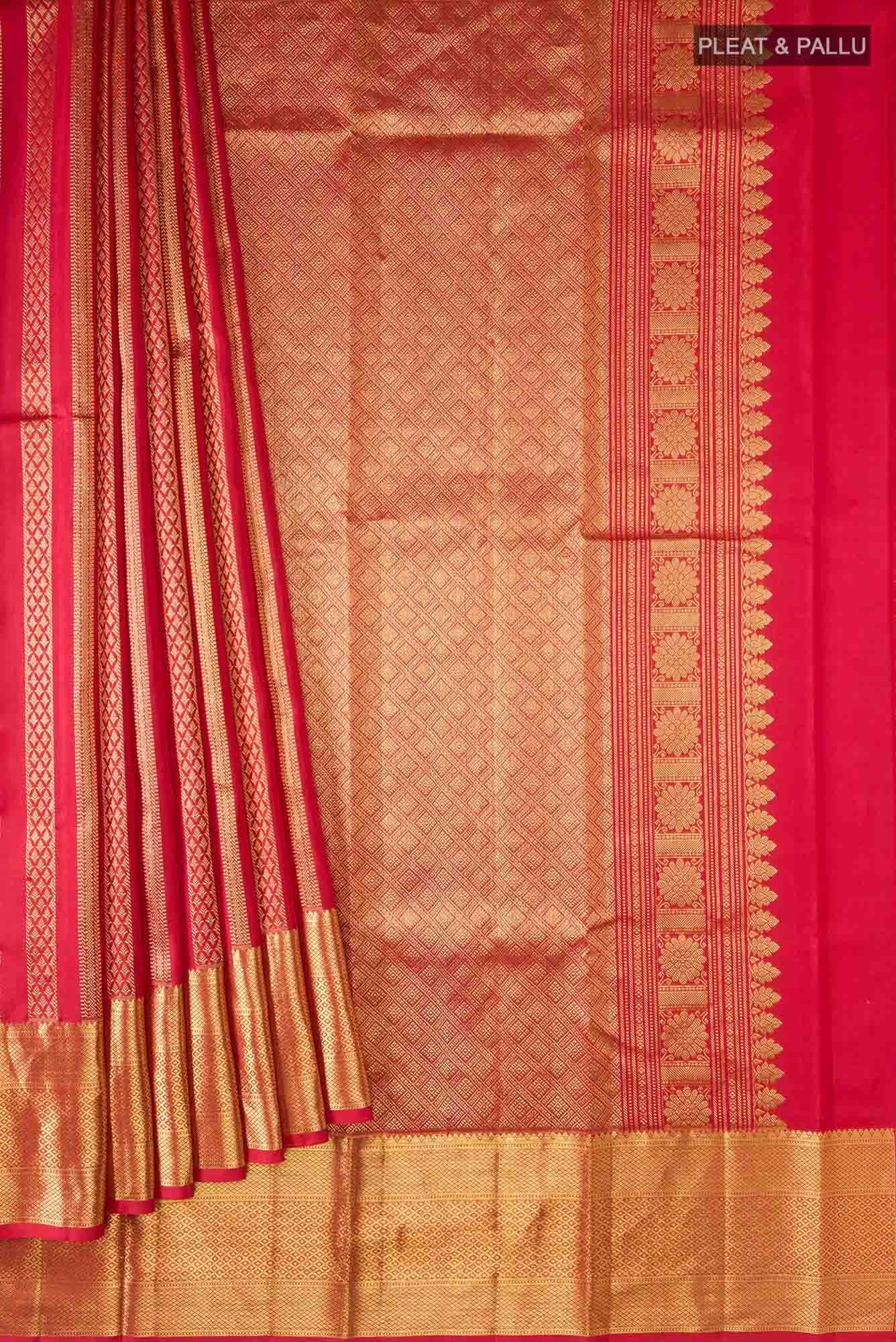 Red Kanchipuram Silk Saree