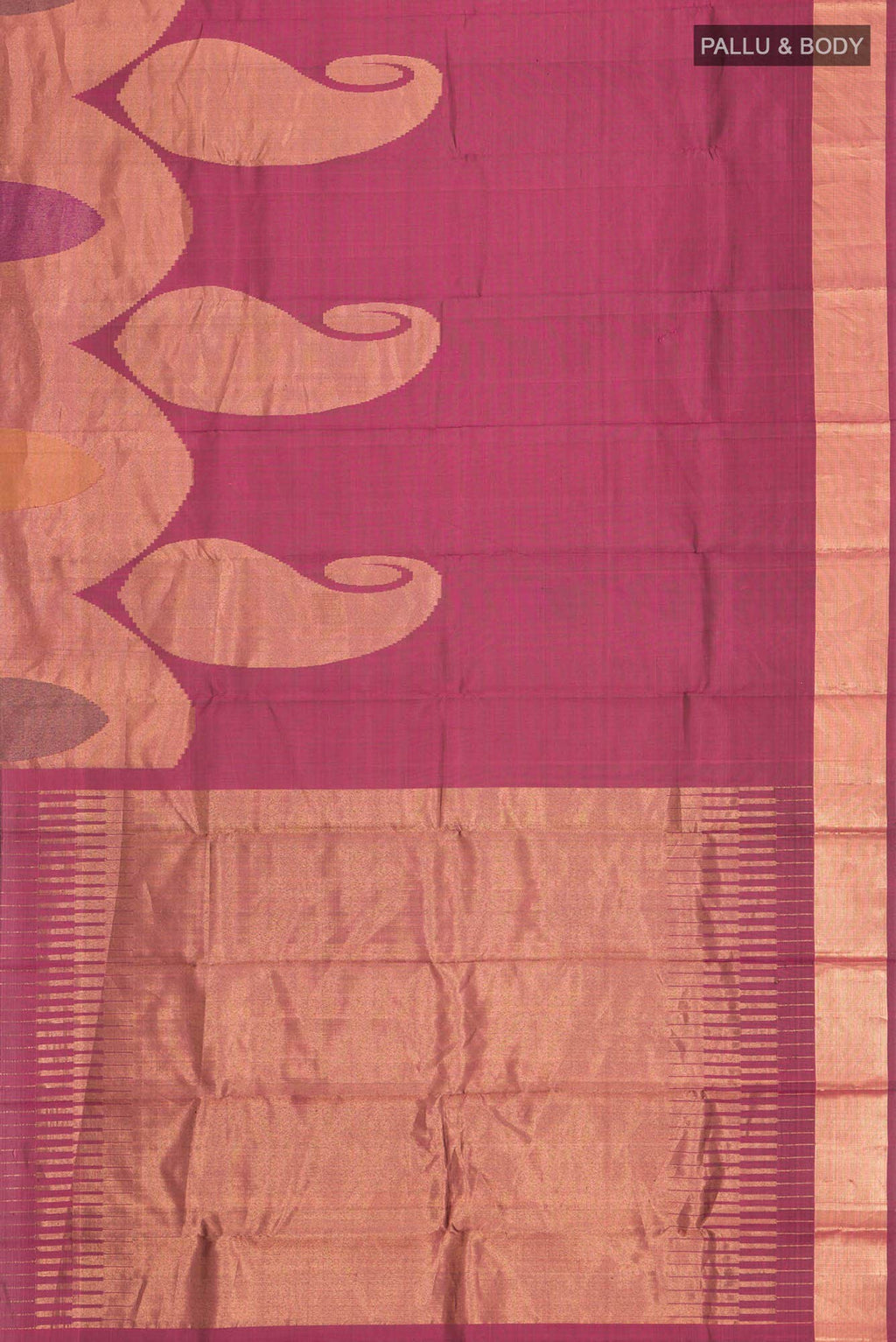 Pink Kanchipuram Silk Saree