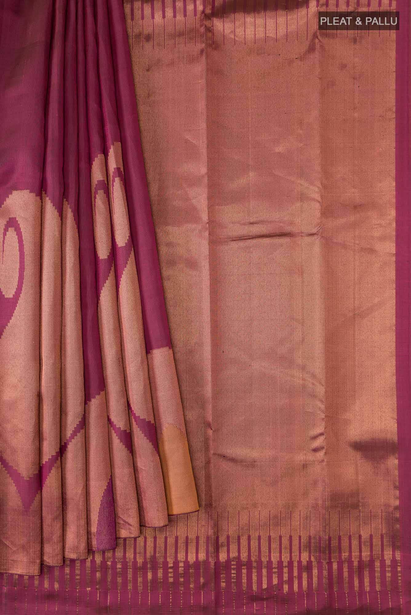Pink Kanchipuram Silk Saree