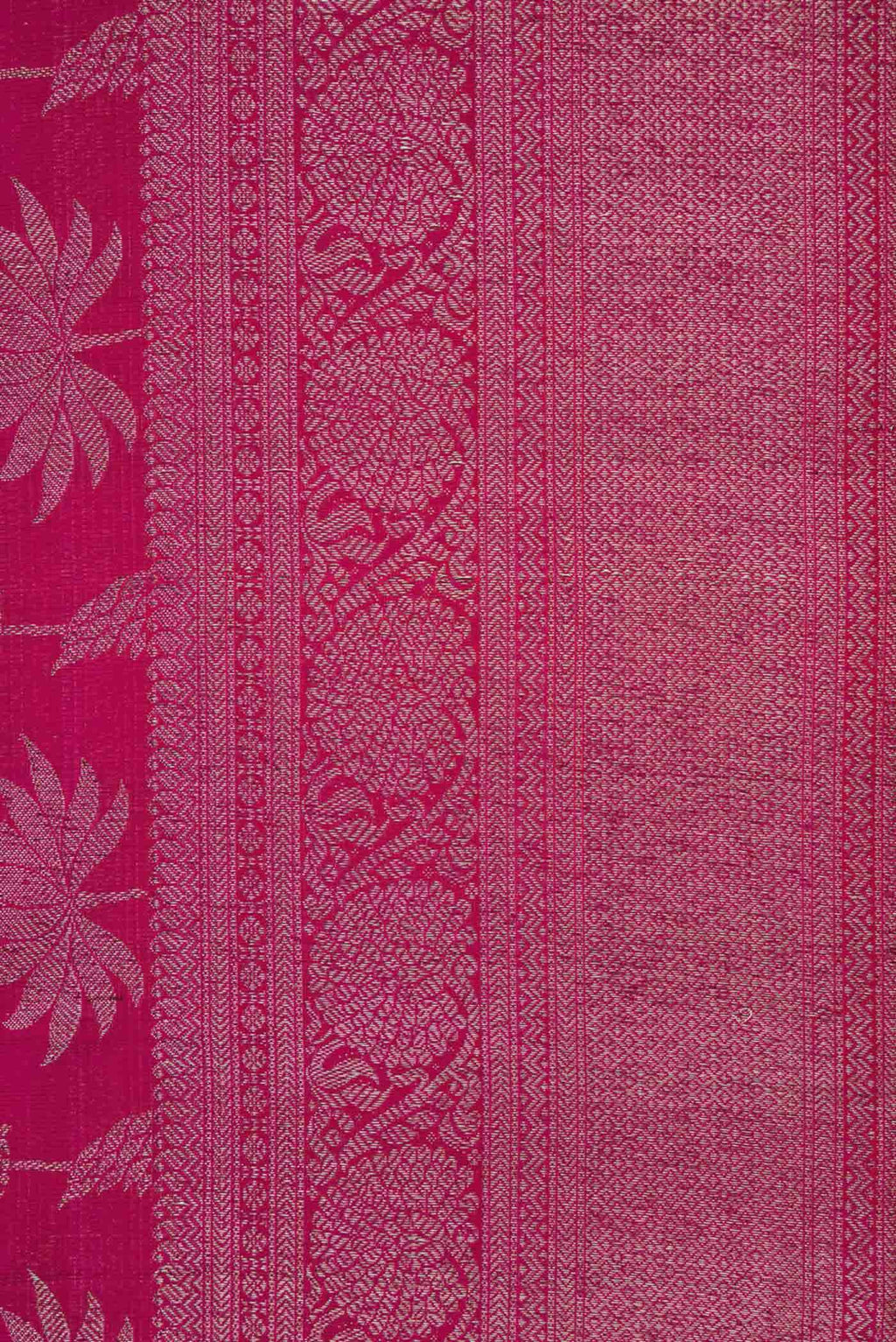Magenta Dual Tone Kanchipuram Silk Saree