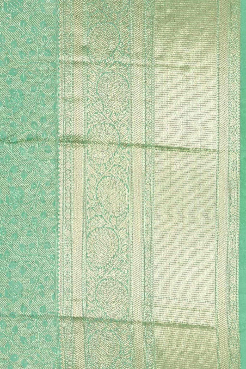 Light Green Kanchipuram Silk Saree