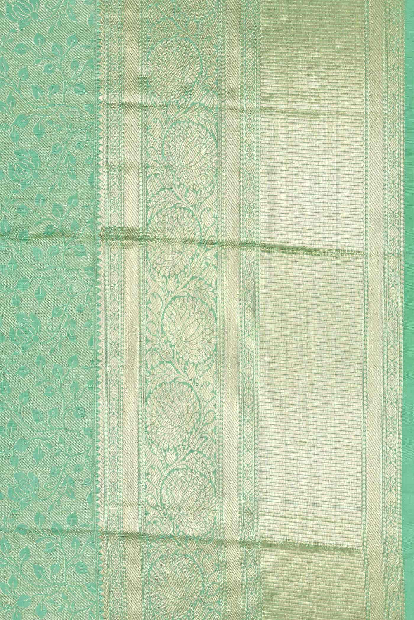 Light Green Kanchipuram Silk Saree