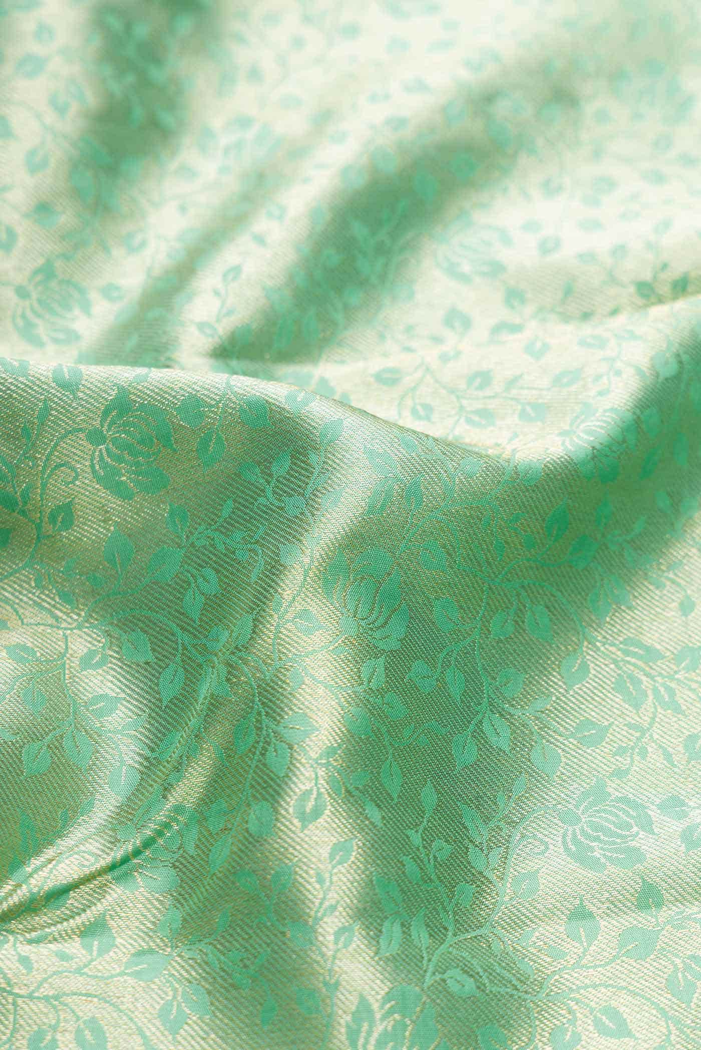 Light Green Kanchipuram Silk Saree