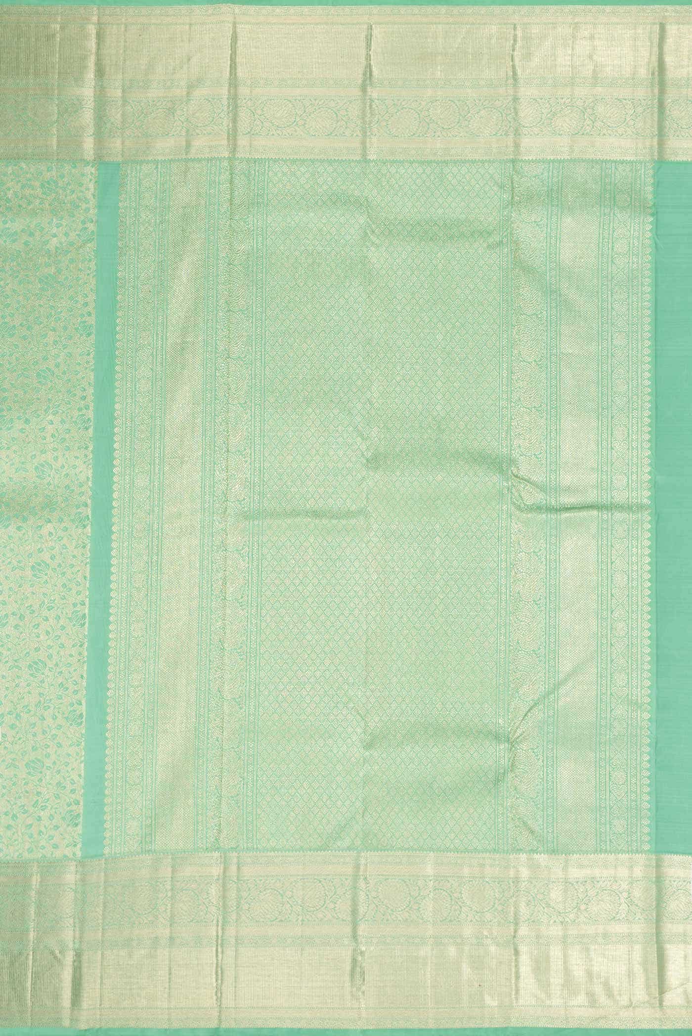 Light Green Kanchipuram Silk Saree