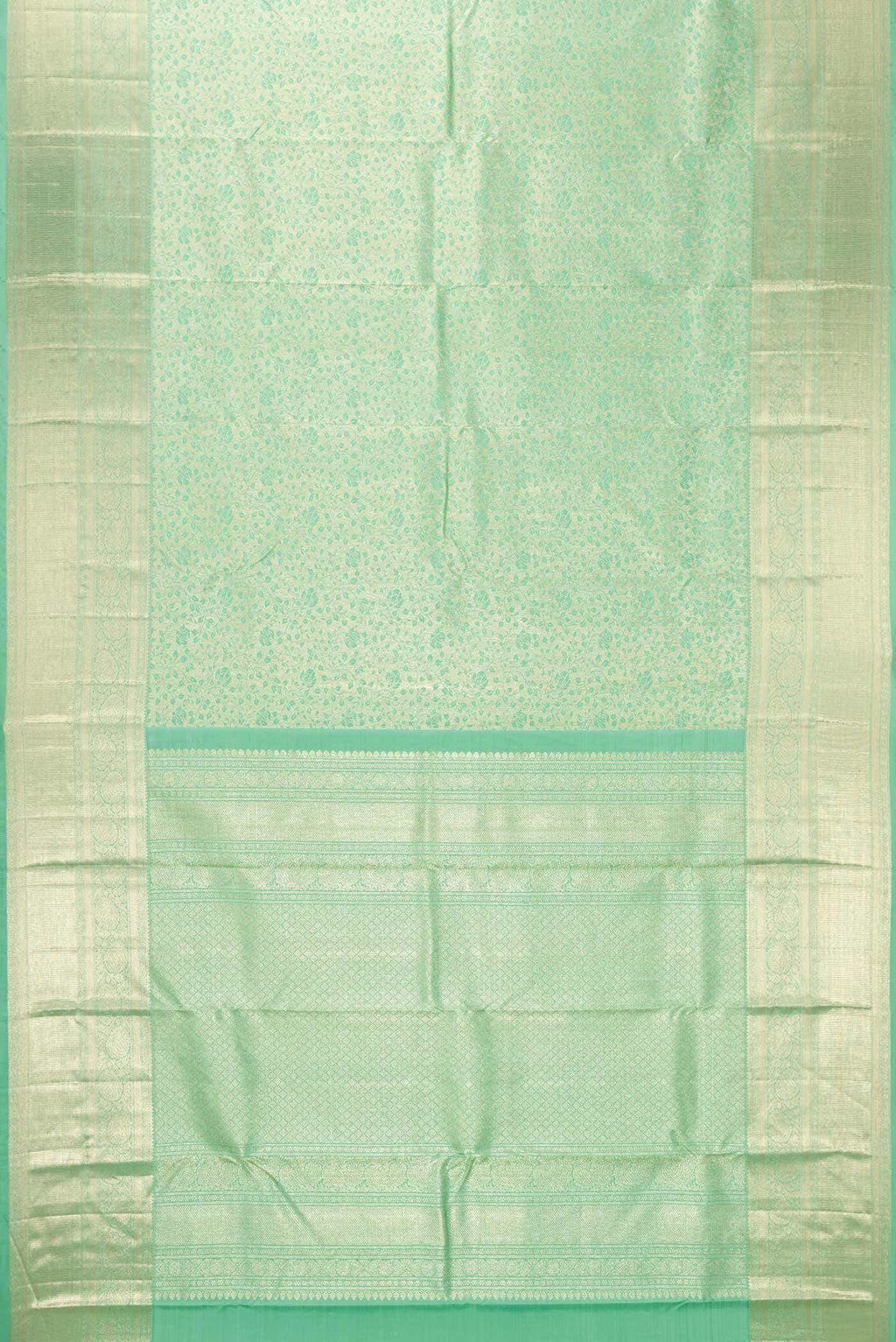 Light Green Kanchipuram Silk Saree