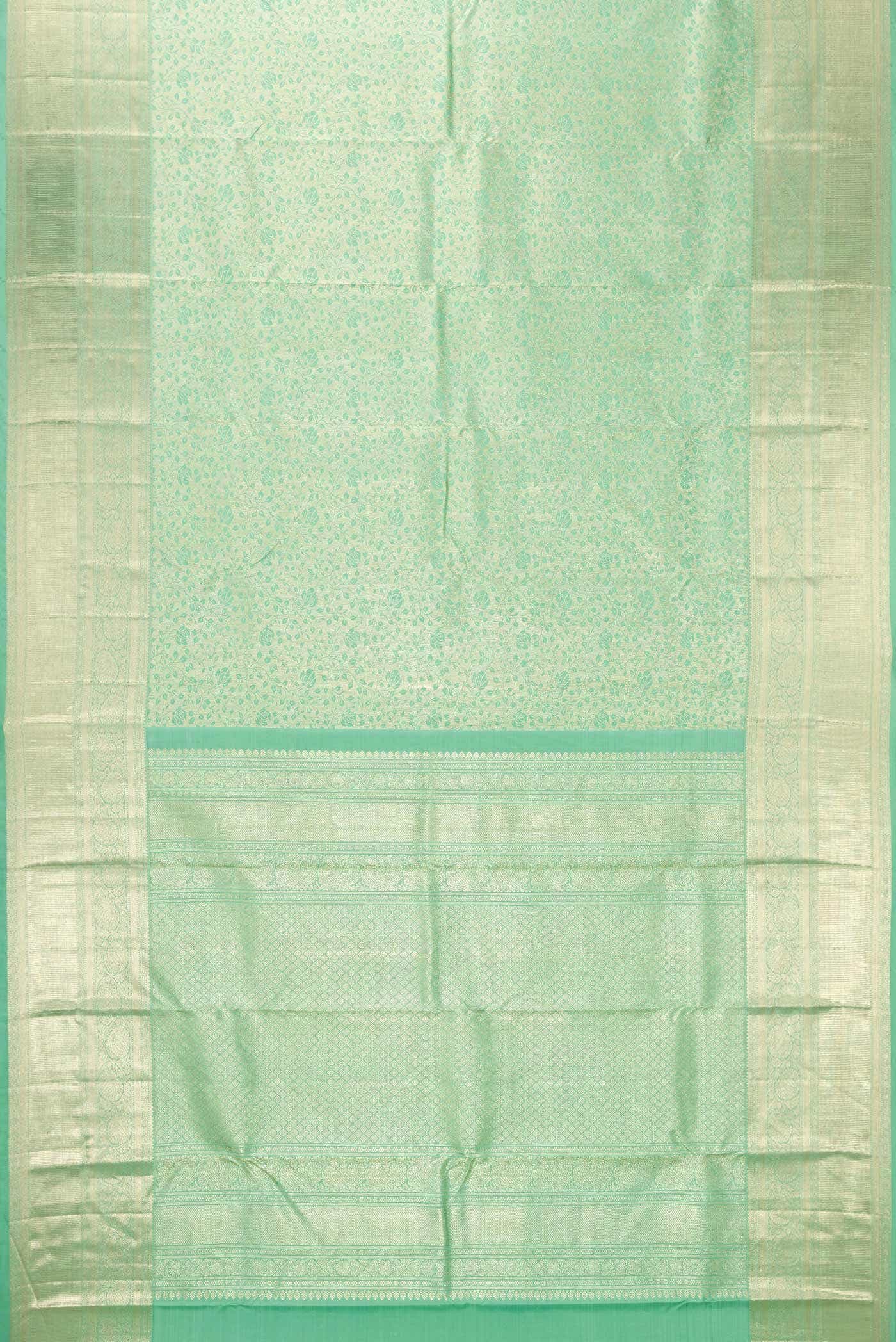 Light Green Kanchipuram Silk Saree