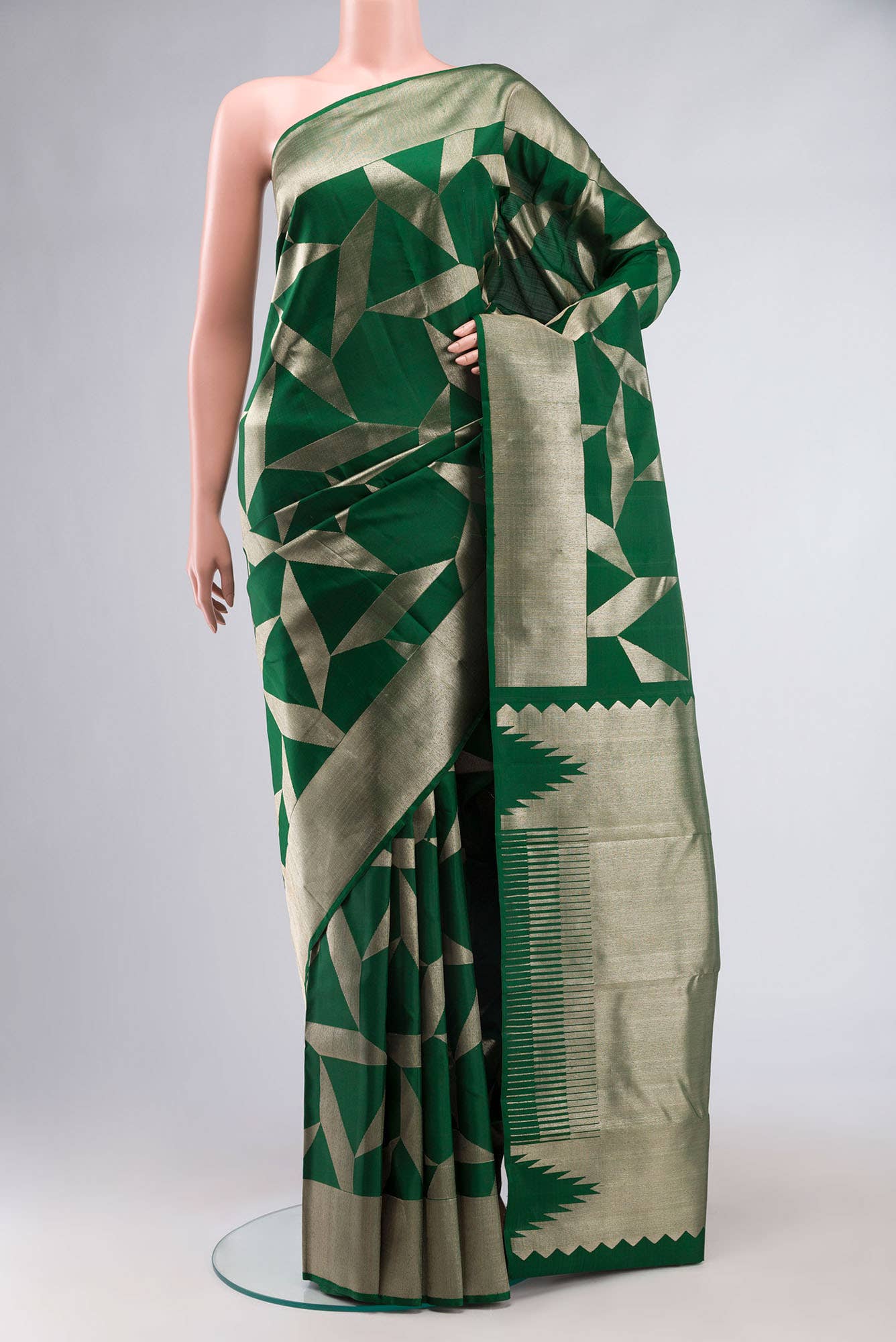 Green Kanchipuram Silk Saree