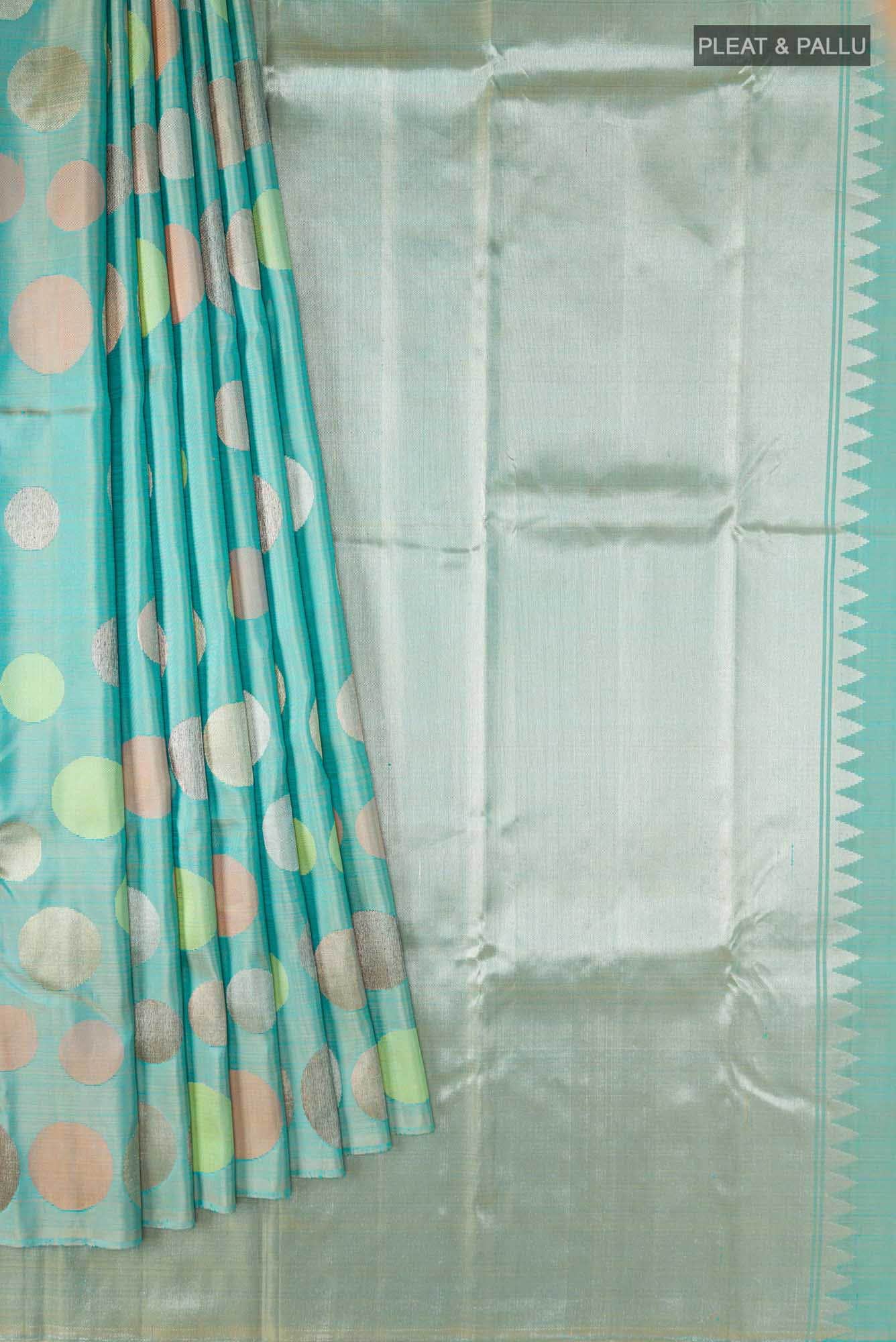 Blue Kanchipuram Silk Saree